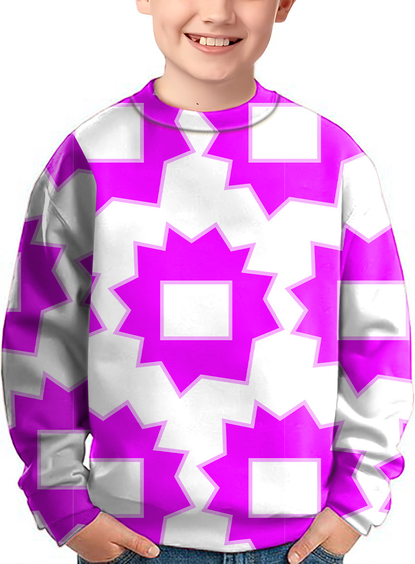 Explosion Geometry Limited Edition Crewneck Pullover Kids Ugly Sweater