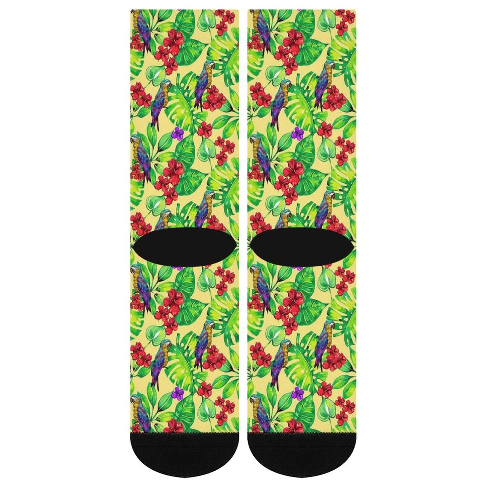 Palm Leaf Toucan Prined socks Gifts for Men Women