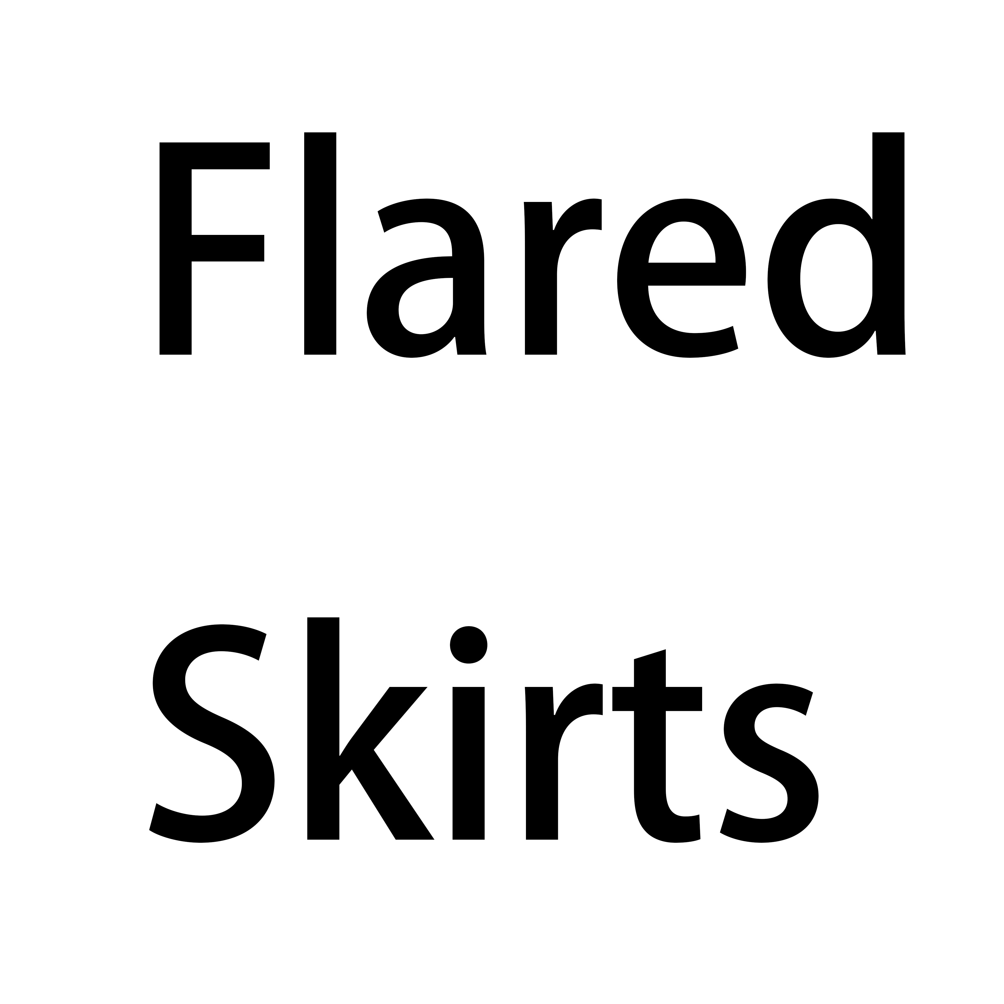 Women's Athletic Golf Skorts Flared Skirts only