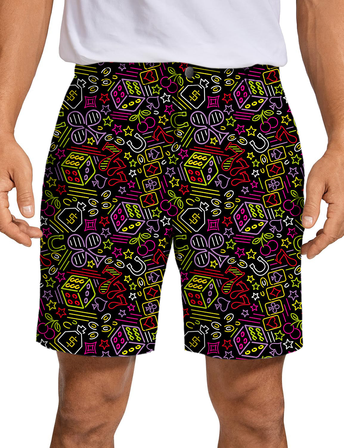 Men's Dice Poker Golf Shorts
