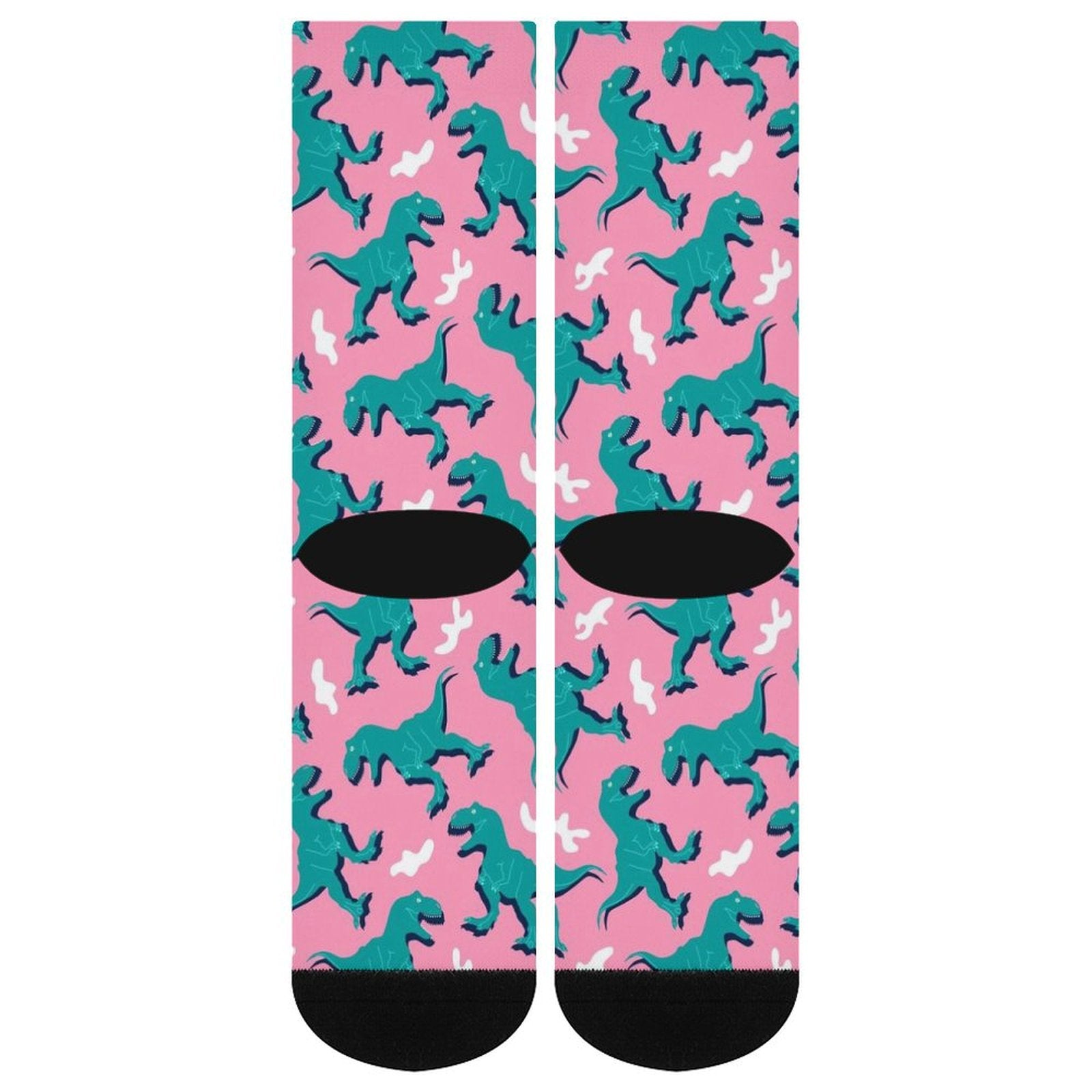 Green Dinosaur Prined socks Gifts for Men Women