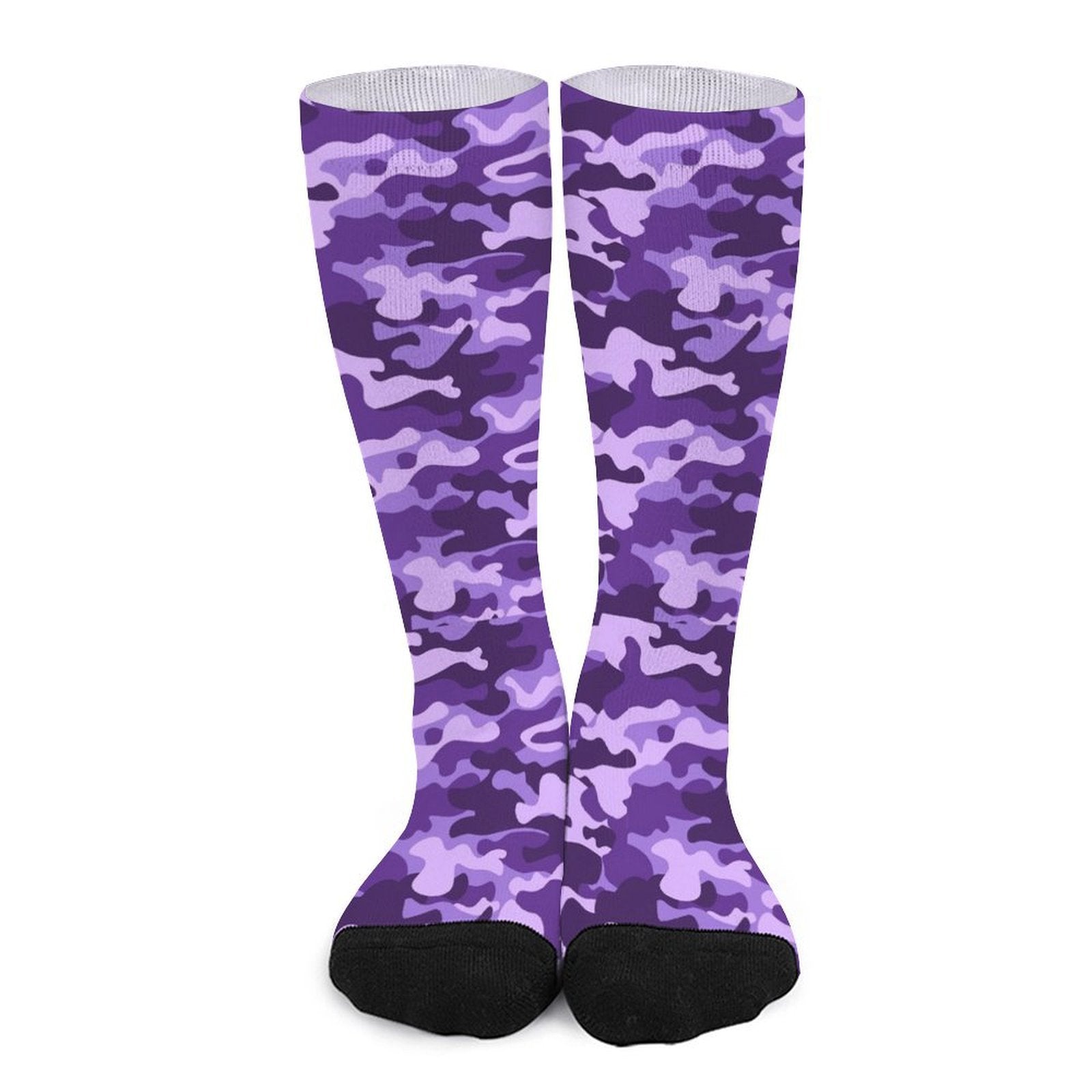 Purple Camo Prined socks Gifts for Men Women