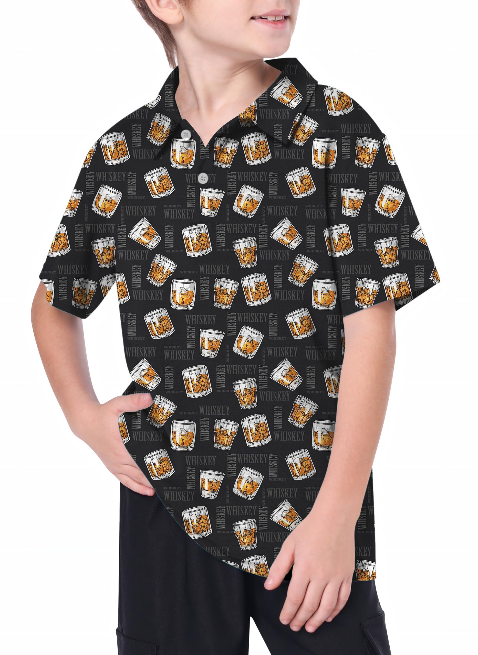 Youth Whiskey Golf Polo