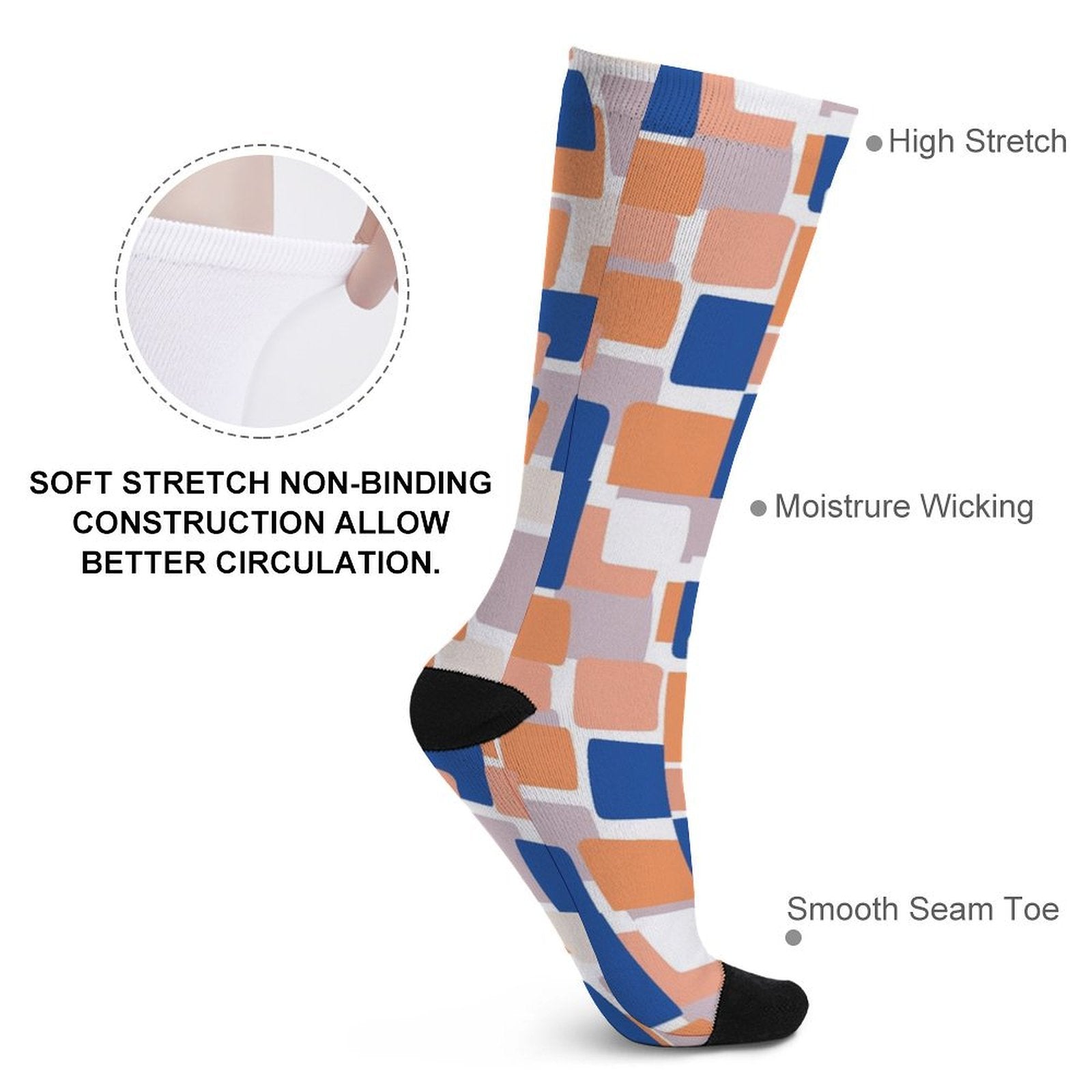 Mosaic Prined socks Gifts for Men Women