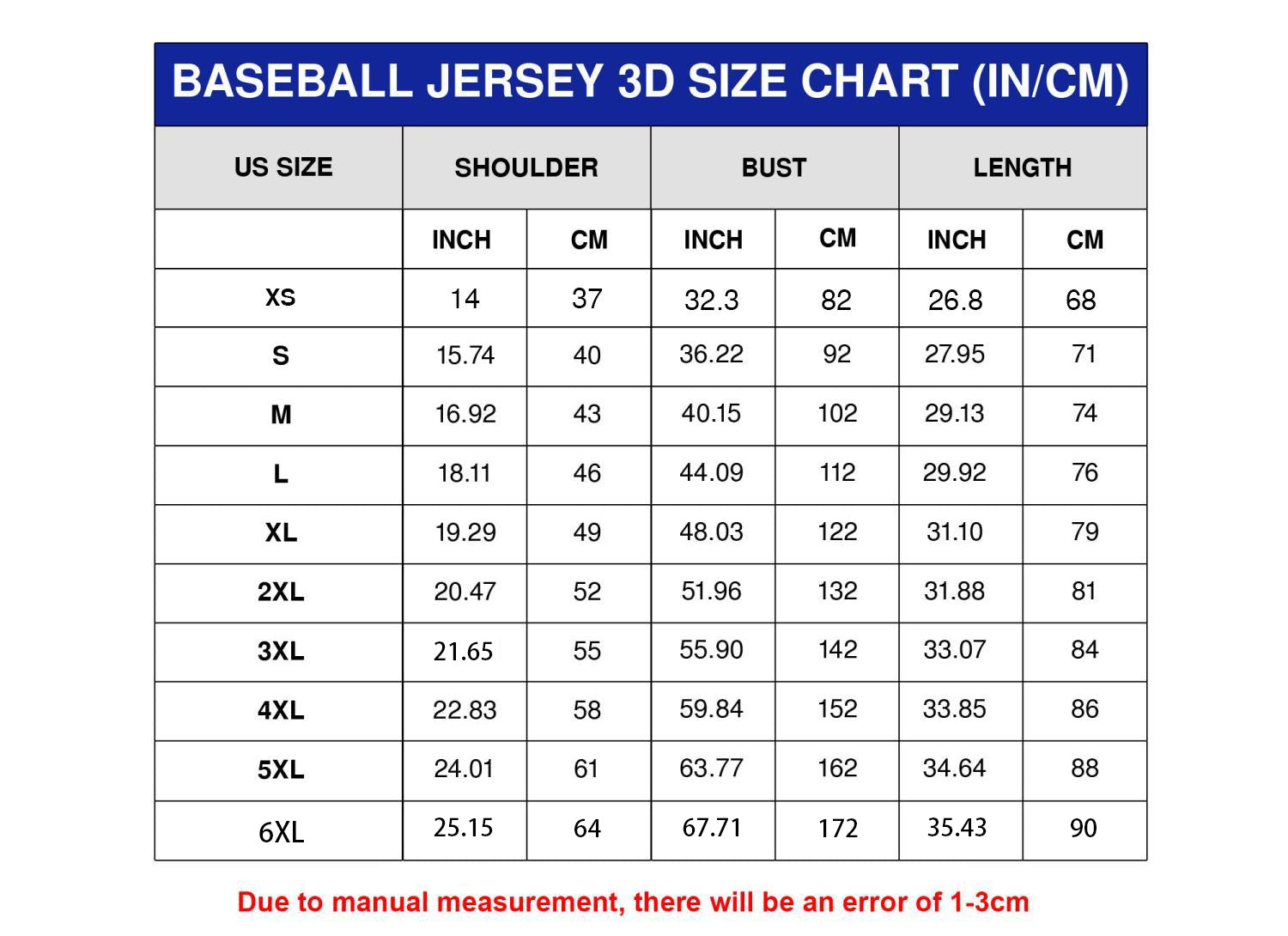 Custom Red Heart Photo men's golf Hawaiian shirt size chart with shoulder, bust, and length measurements in inches and centimeters