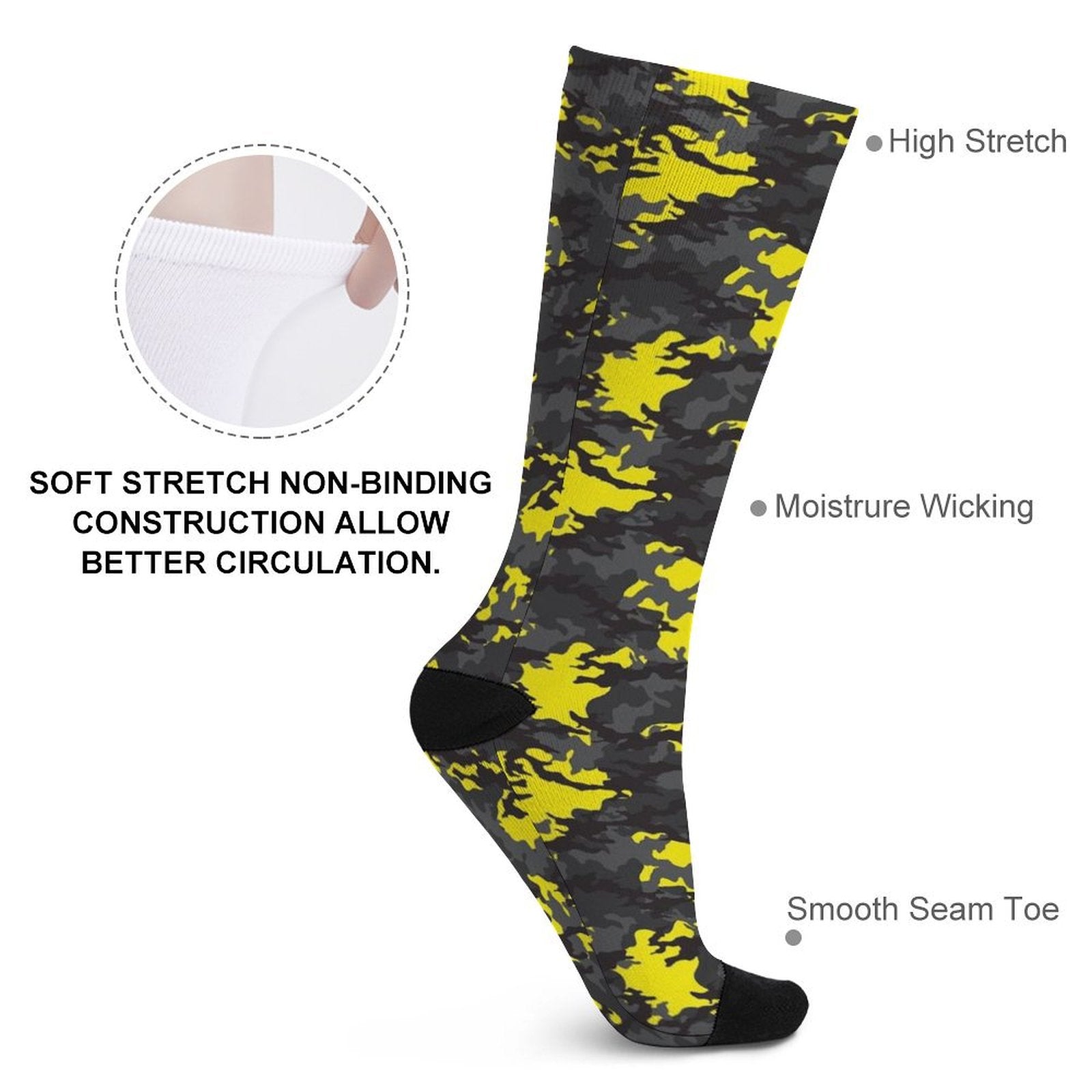 Camouflage Prined socks Gifts for Men Women