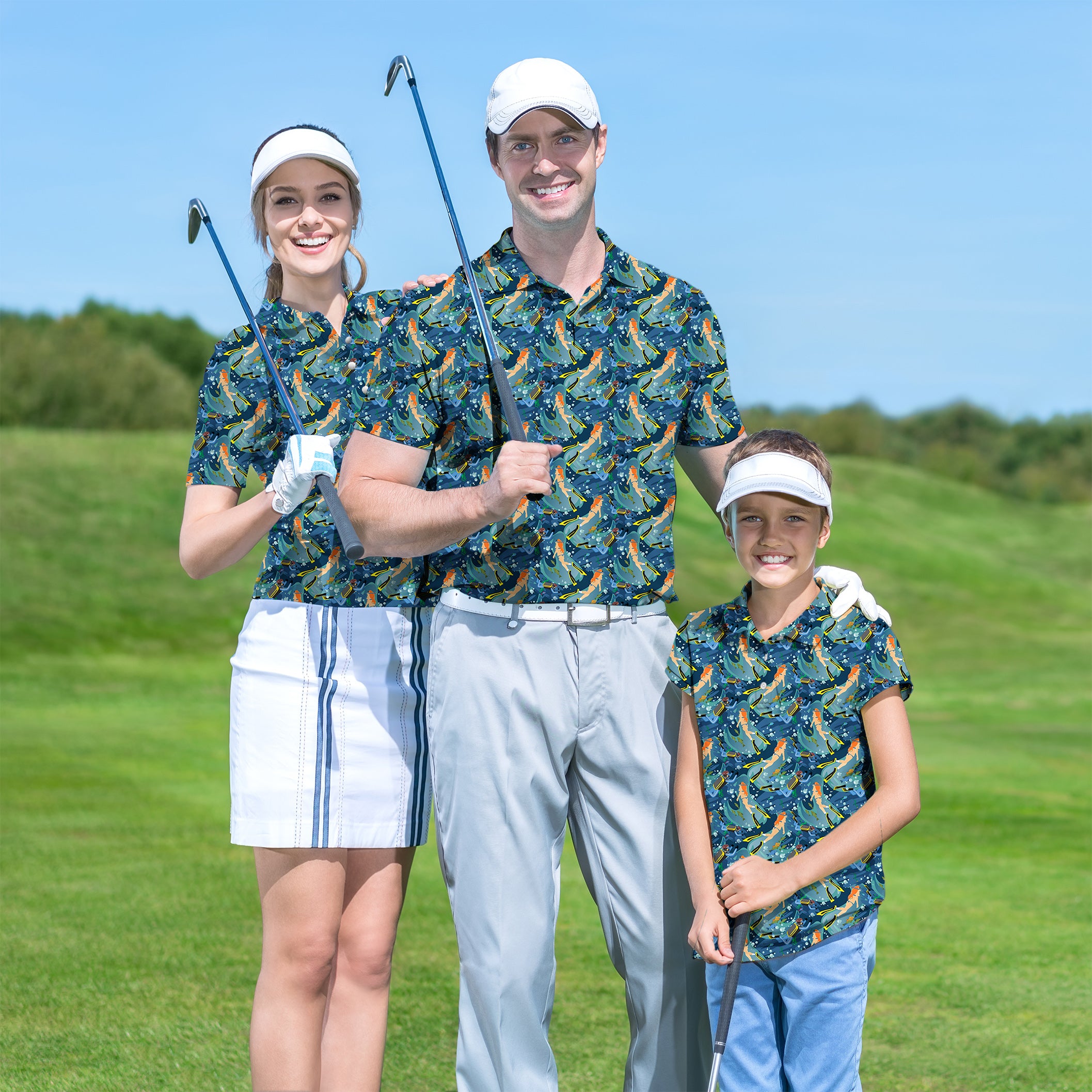 Golf Polo Family set Divers