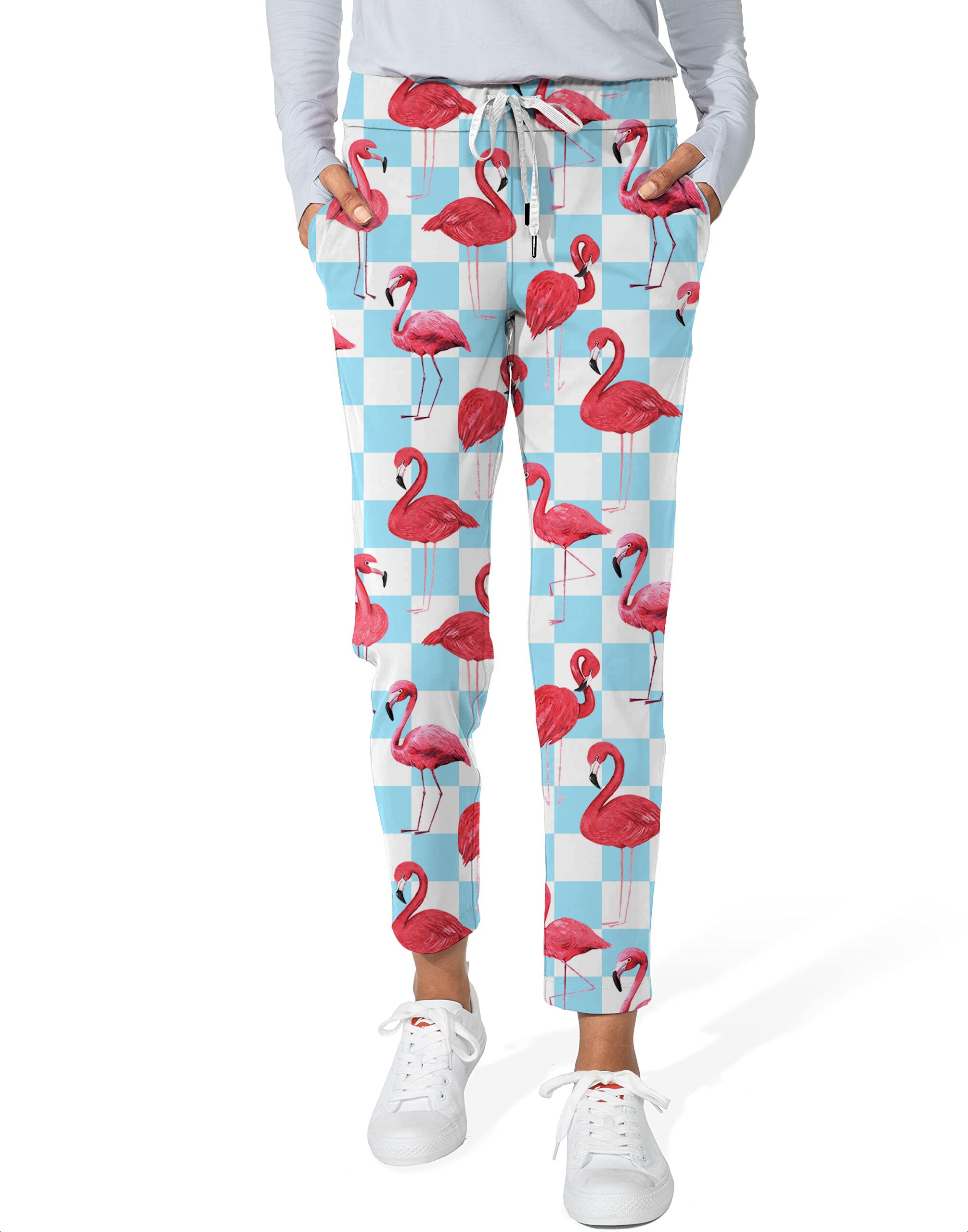 Flamingo-Women's 7/8 Stretch Ankle Golf Pants