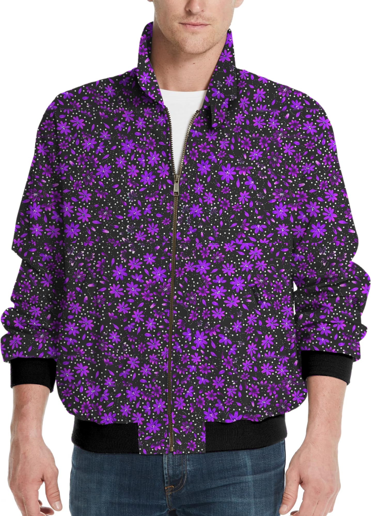 Infinite Daisy-Men's Golf Windbreaker Light Jacket