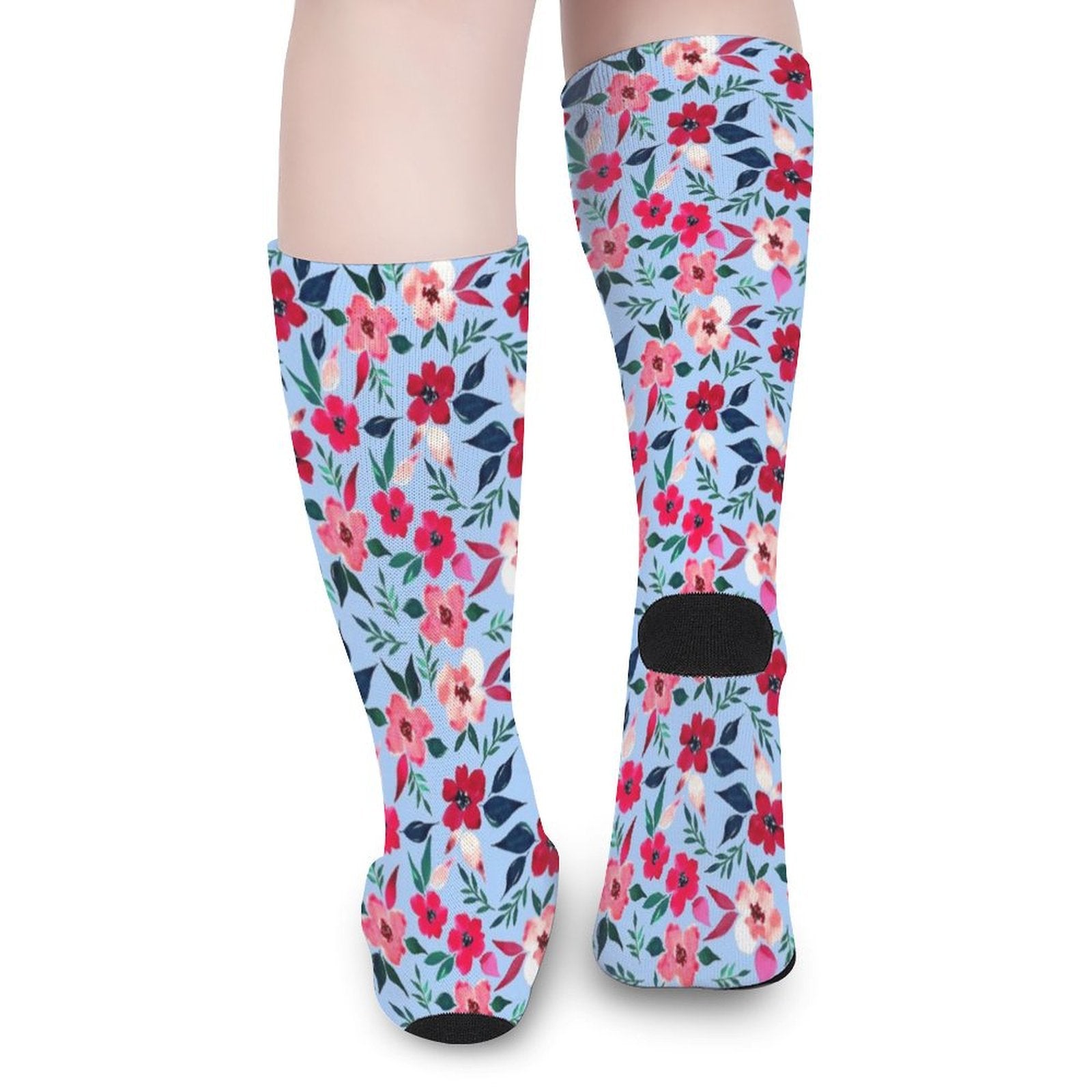 Tropical flowers Prined socks Gifts for Men Women