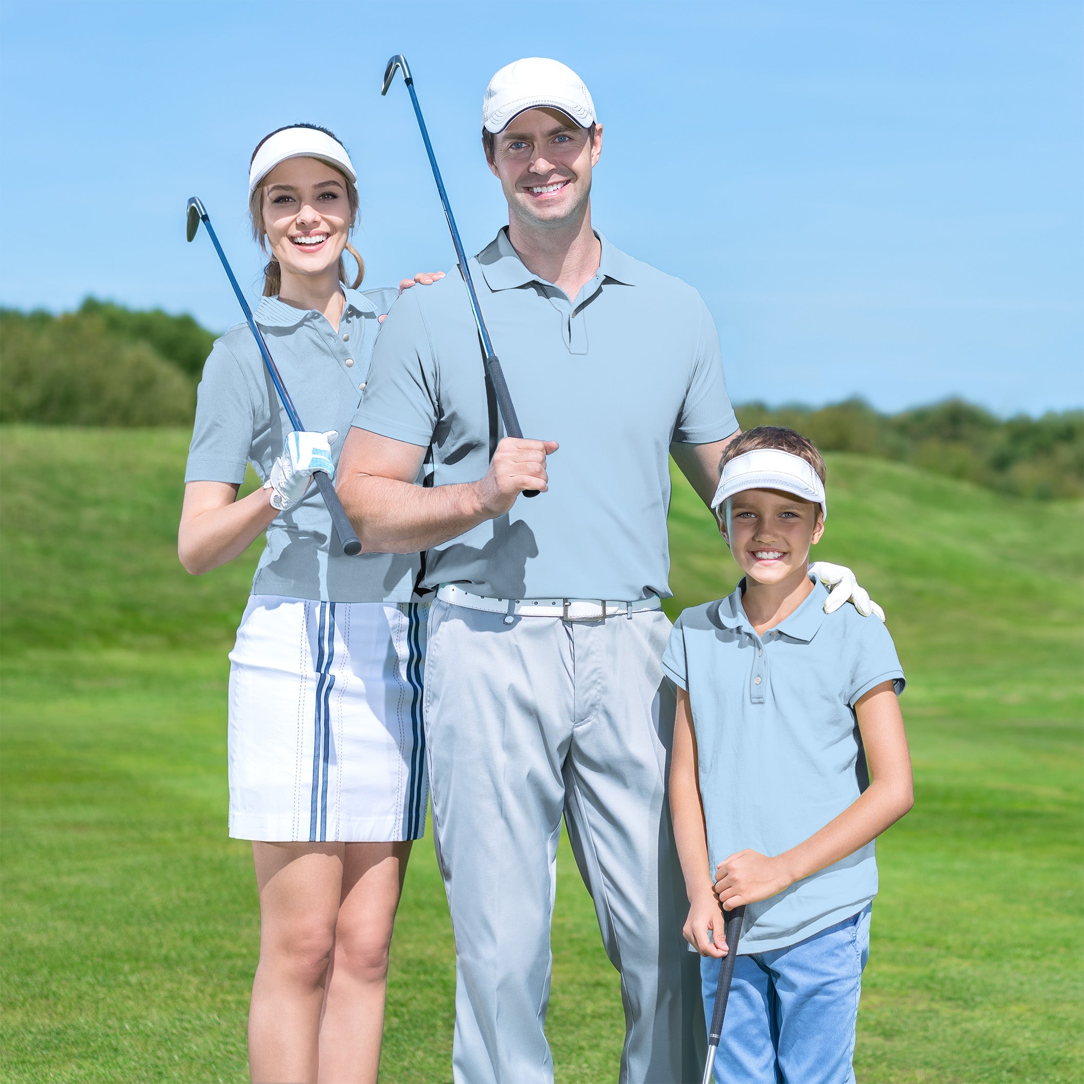 Family Familypure sky set Golf Championship Trophy tournament