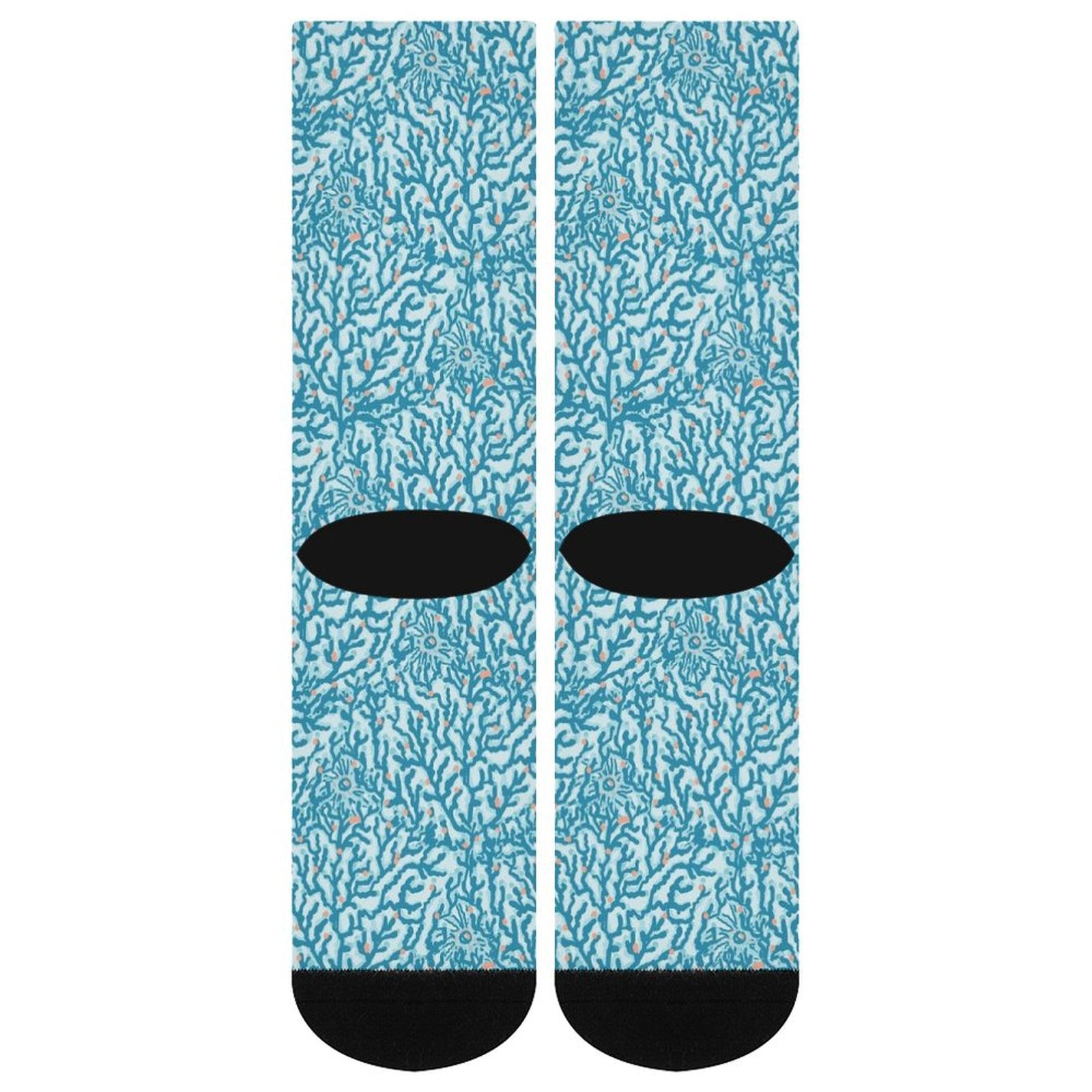 Electric Corals Prined socks Gifts for Men Women