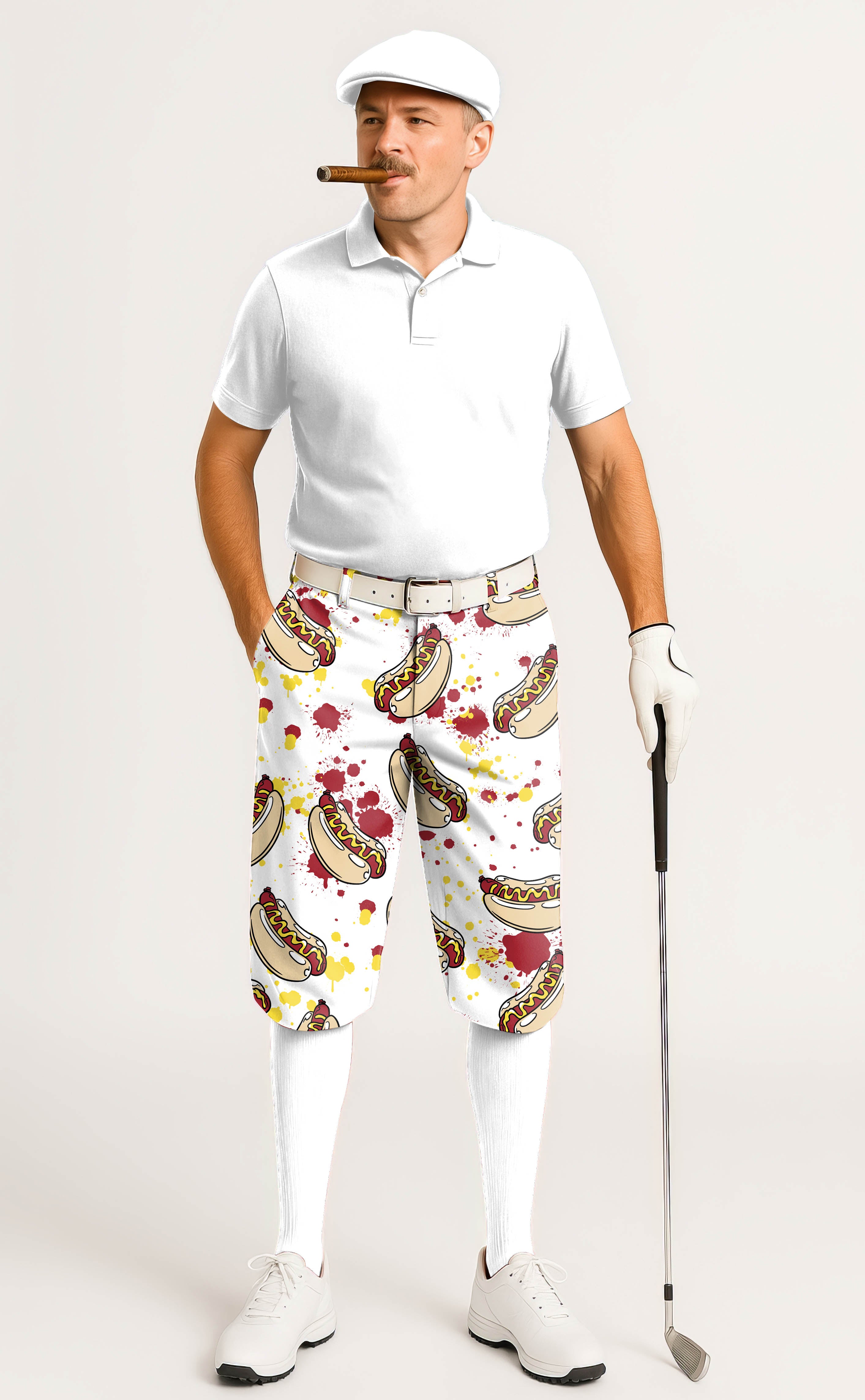 Hot Dog Men's Golf Knickers Pants