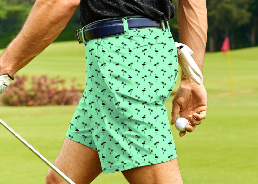 Men Mint Mingo Golf Shorts