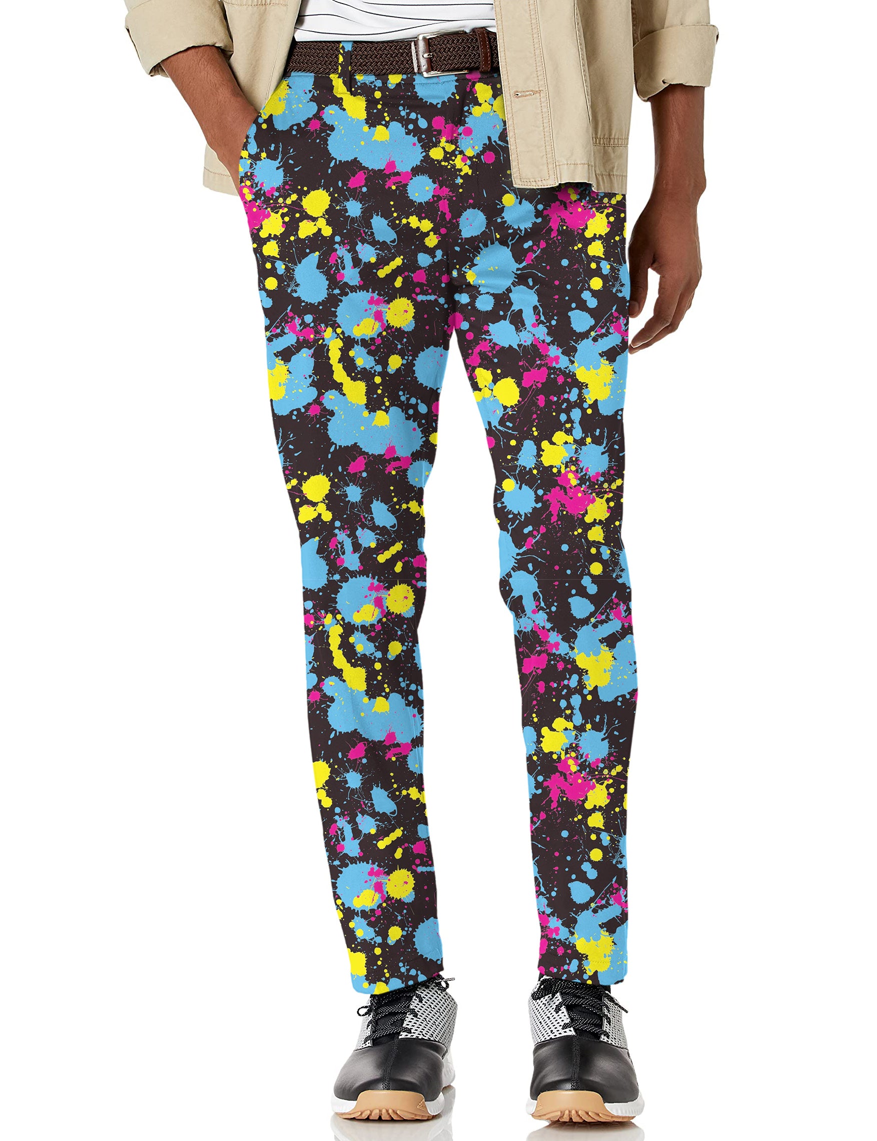 Men's V2 Paint Splatter Stretch Golf pants