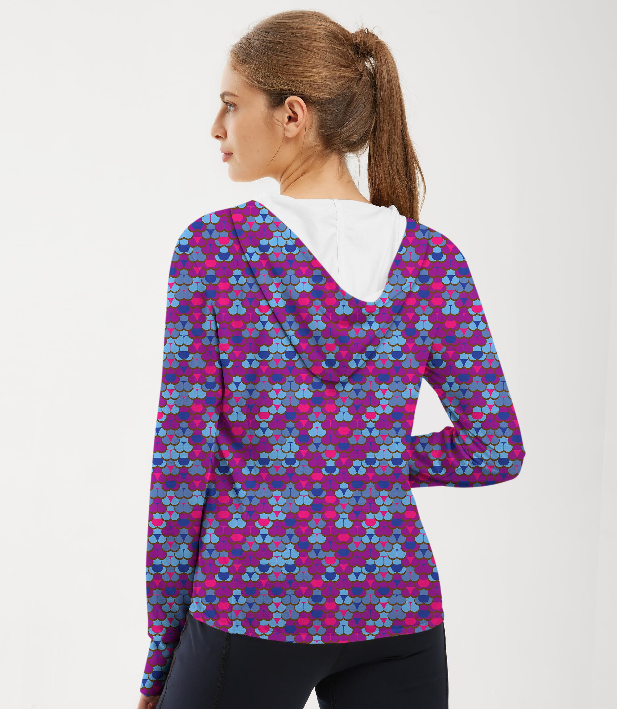 Women's Outdoor butt in panties Golf Sun Protection Slim Fit zip hoodies