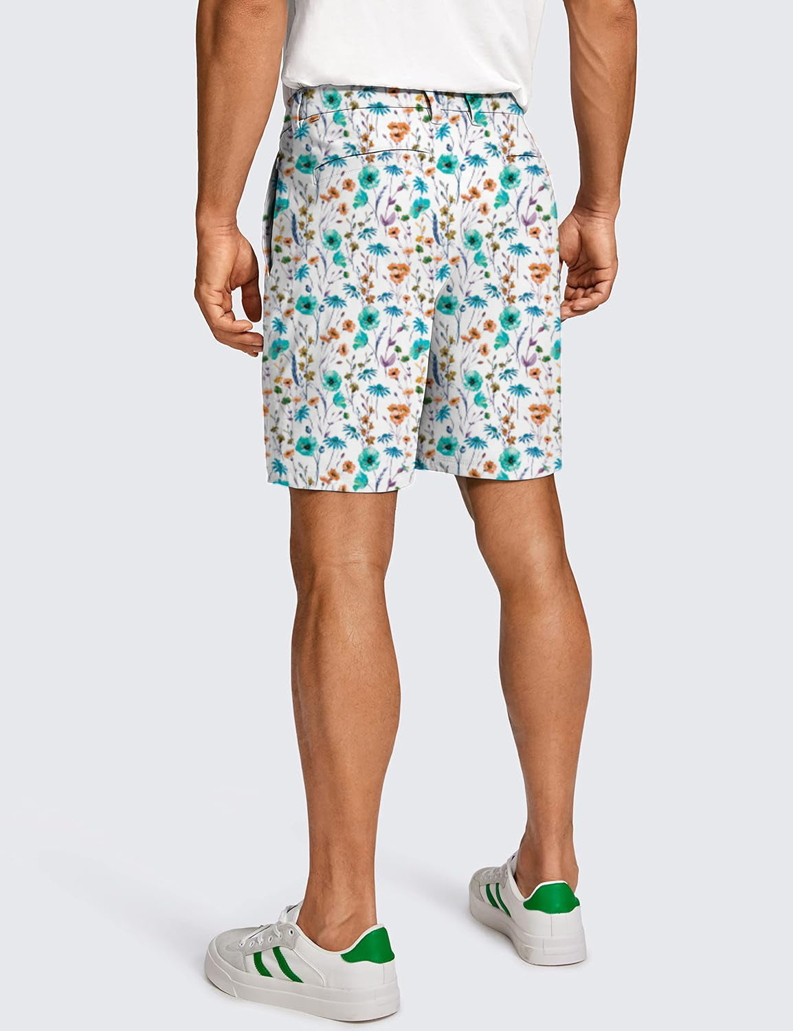 Men Tropical Oasis Golf Shorts