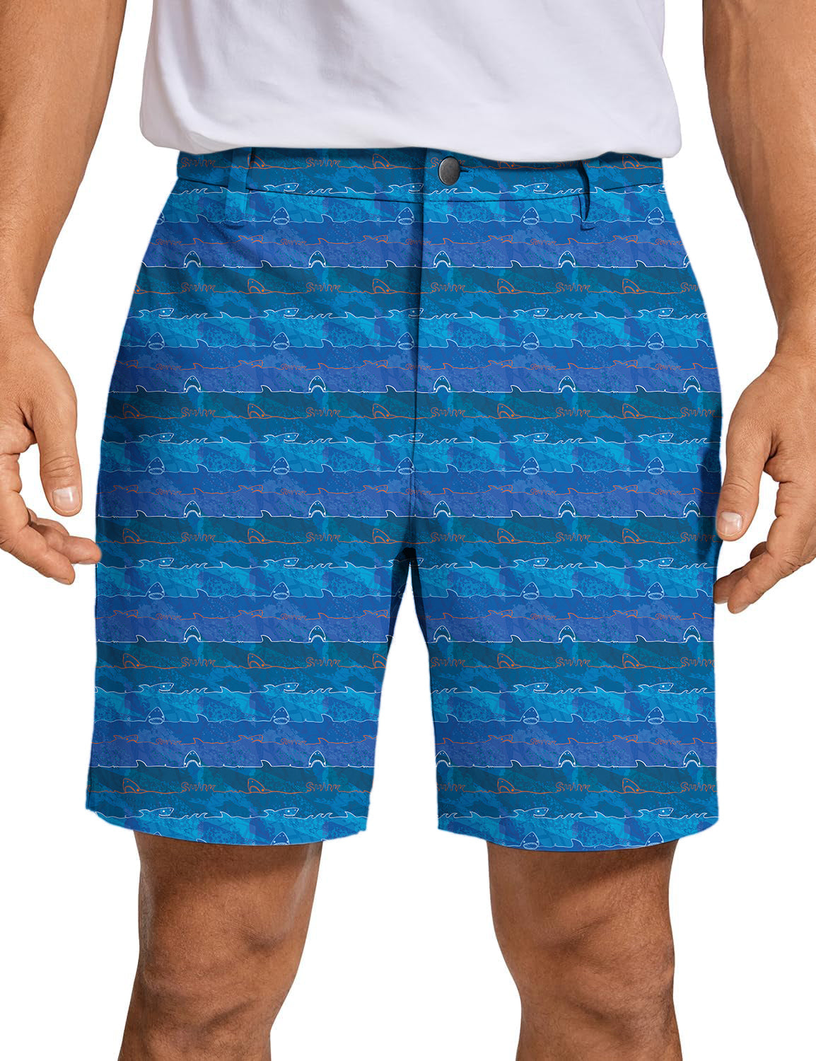 Men's shark Golf Shorts