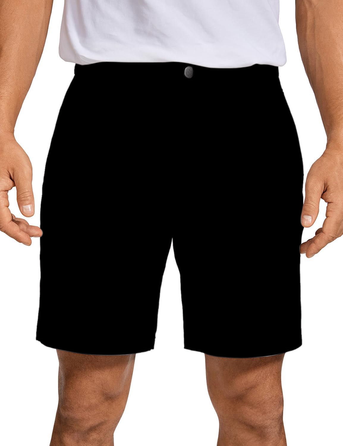 Men pure Black Golf Shorts