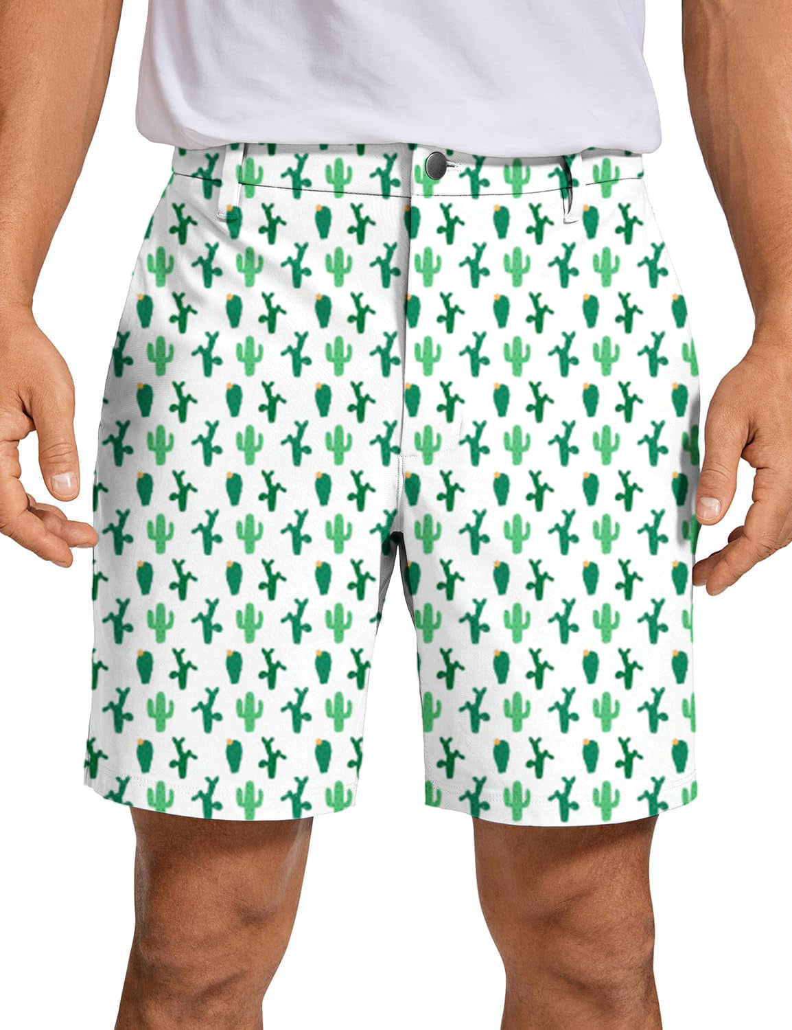 Men Cactus Golf Shorts