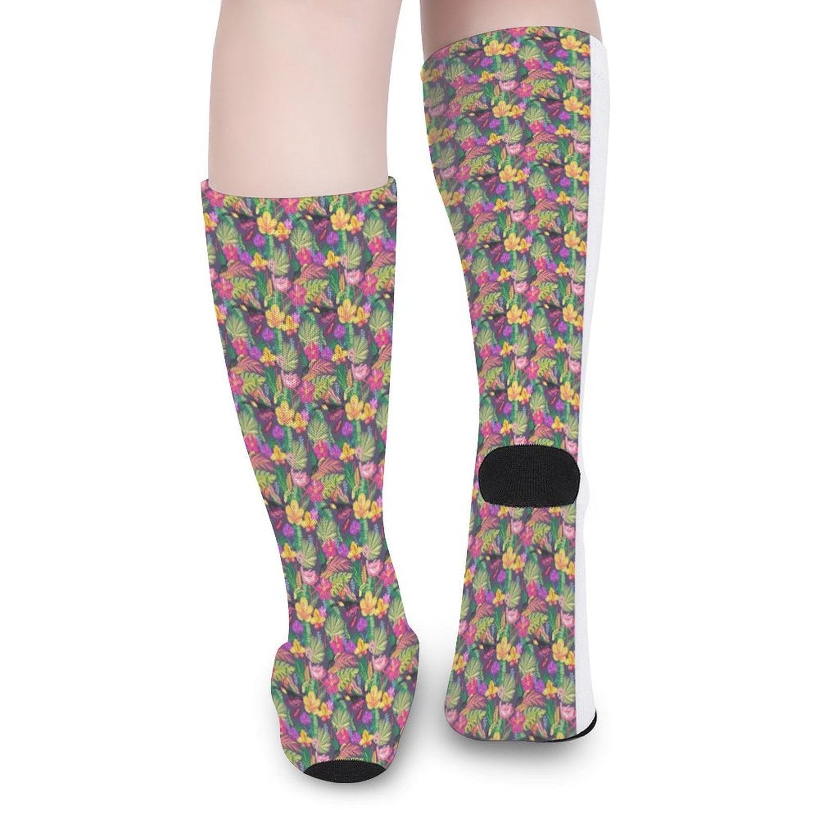 Hand drawn flamingo Prined socks Gifts for Men Women