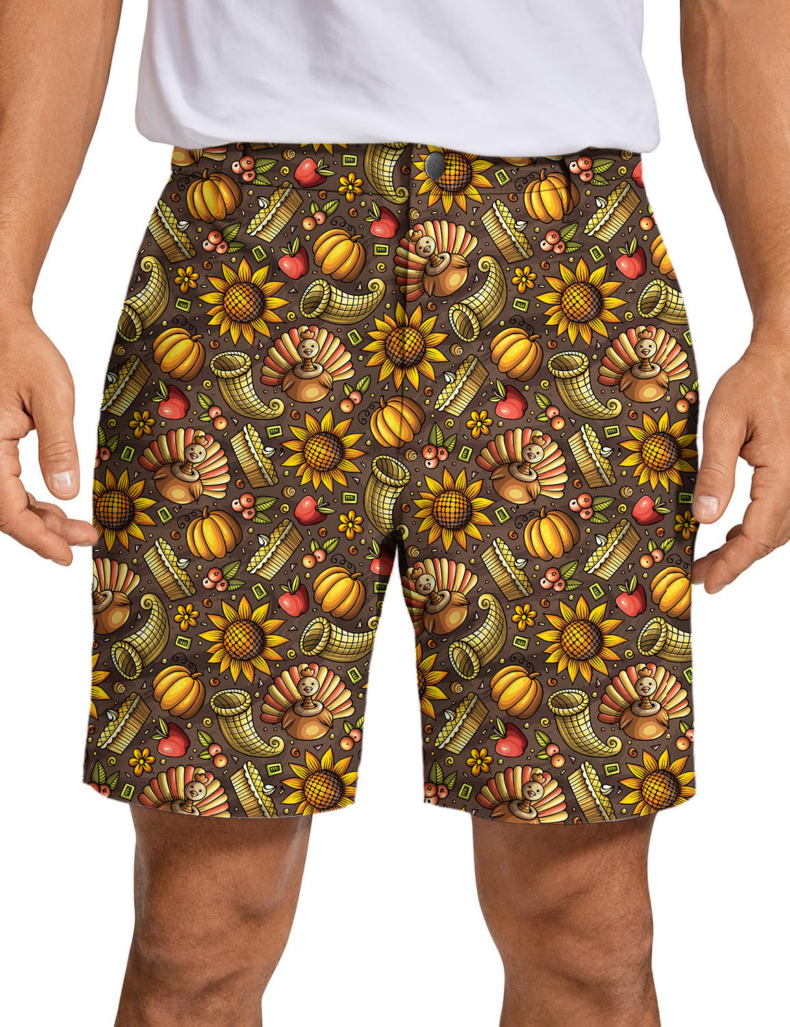 Men's Turkey Time Golf Shorts
