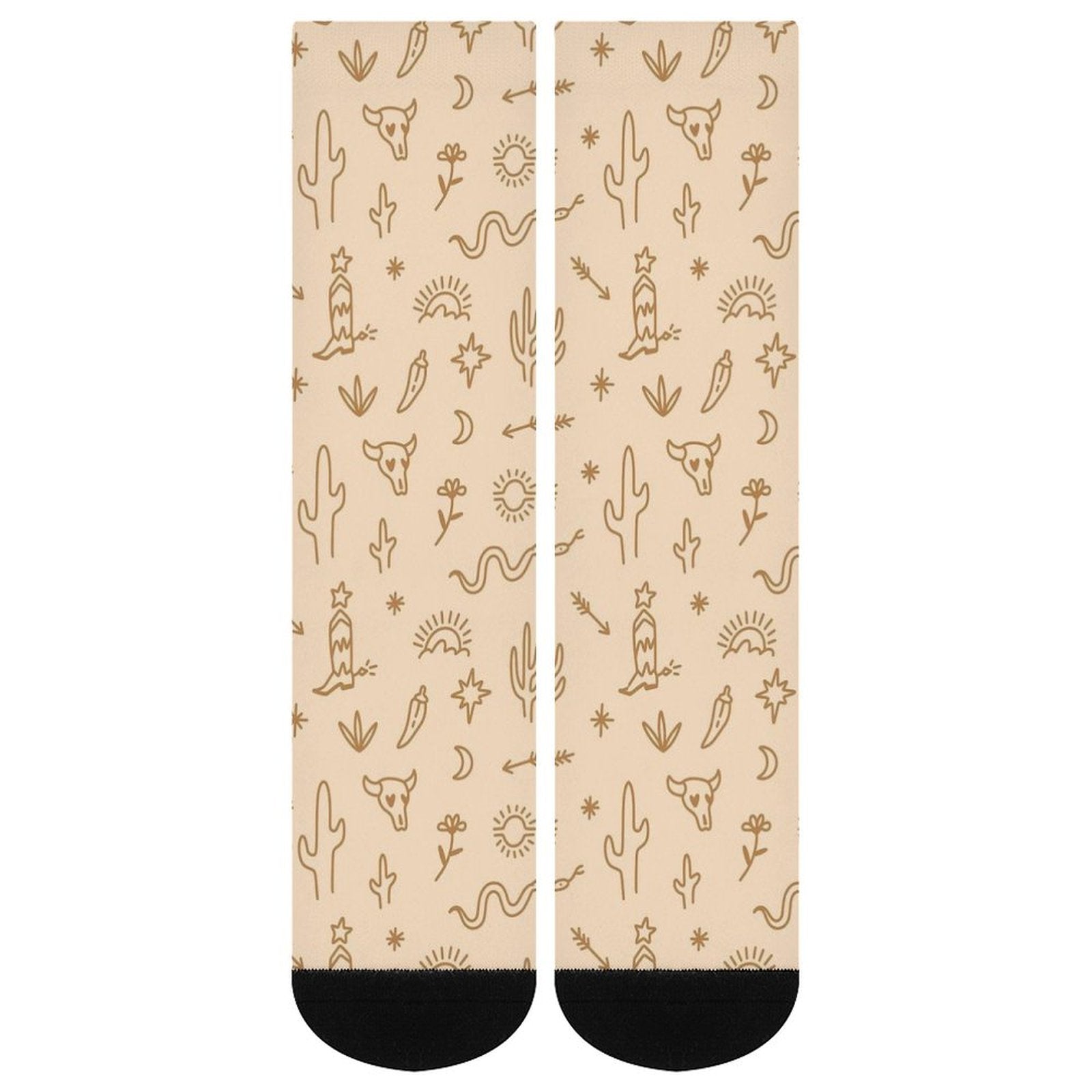Western Vibes Prined socks Gifts for Men Women