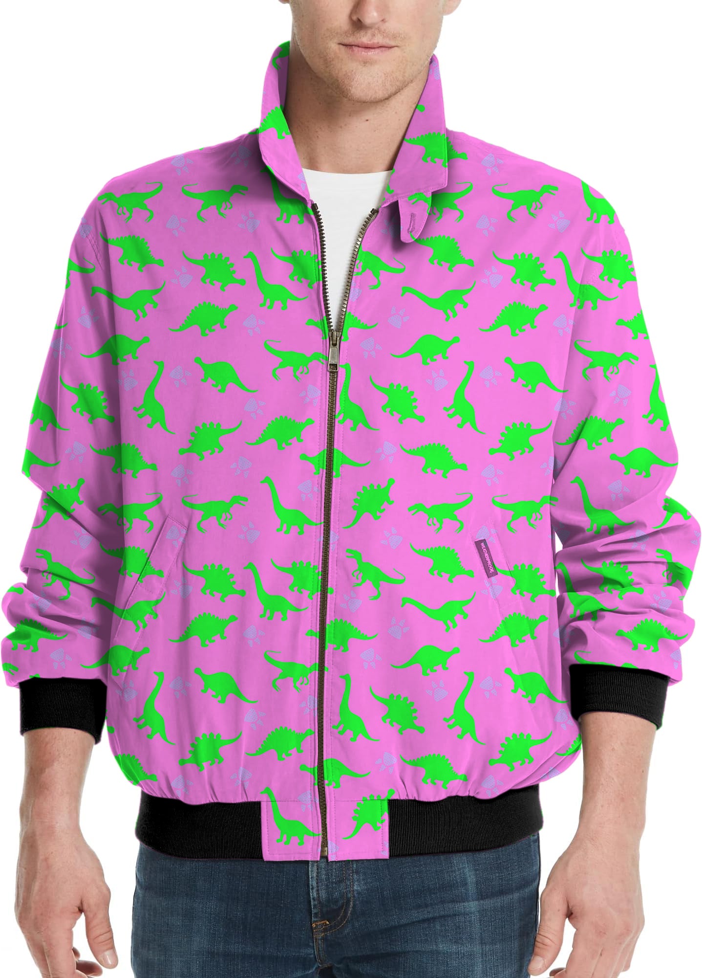 Pink Land Before Time-Men's Golf Windbreaker Light Jacket