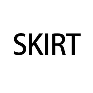 Solid color skirt fashion apparel text image