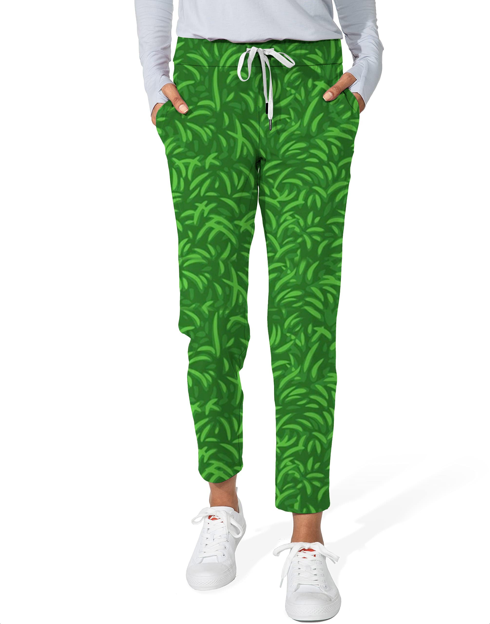On The Greens-Women's 7/8 Stretch Ankle Golf Pants