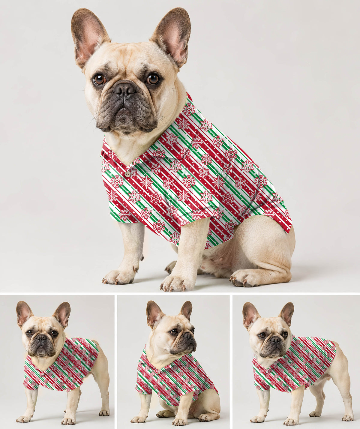 Dog's Christmas Snowflake Golf Polo