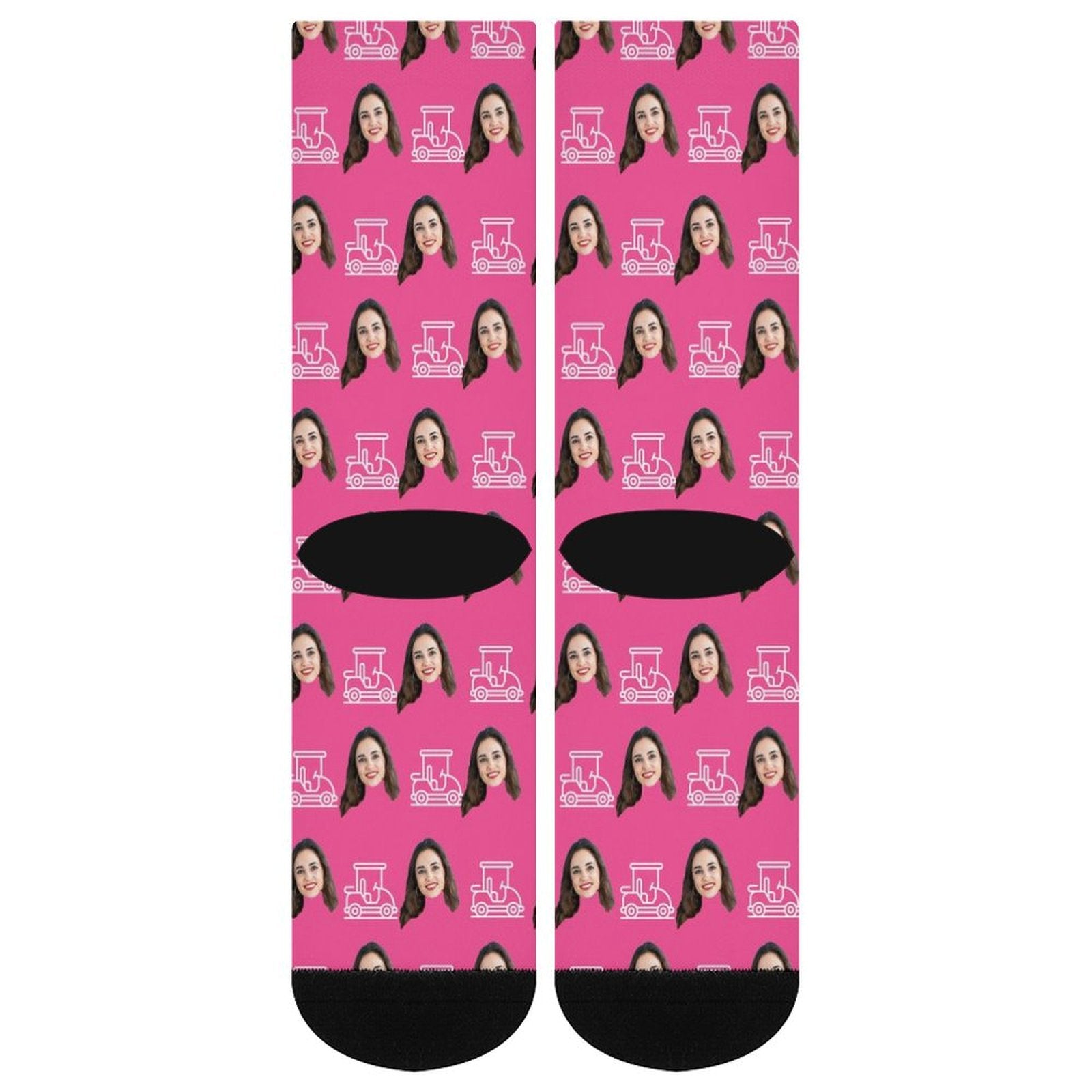 Custom Photo Funny Face- Prined socks Gifts for Men Women