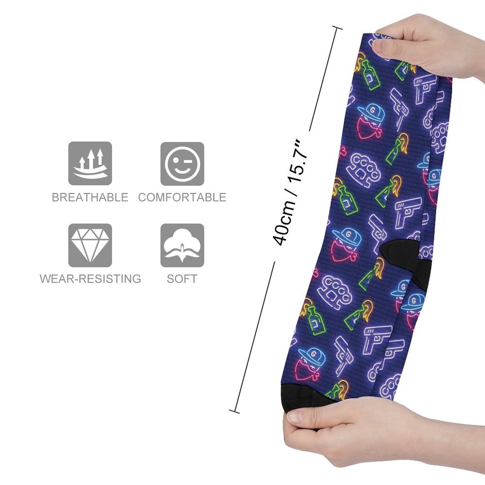 Sharp shooter Prined socks Gifts for Men Women