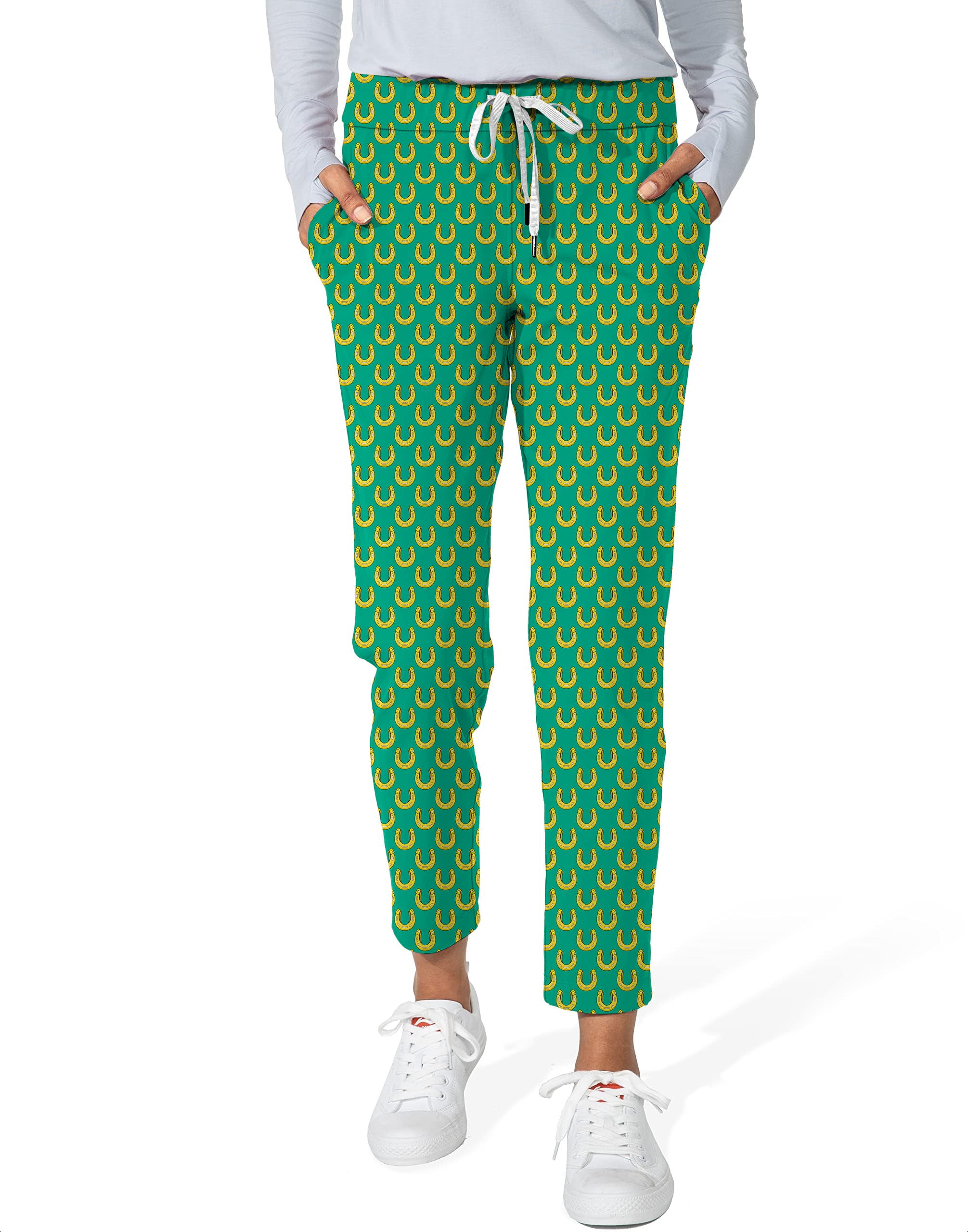 horseshoe-Women's 7/8 Stretch Ankle Golf Pants