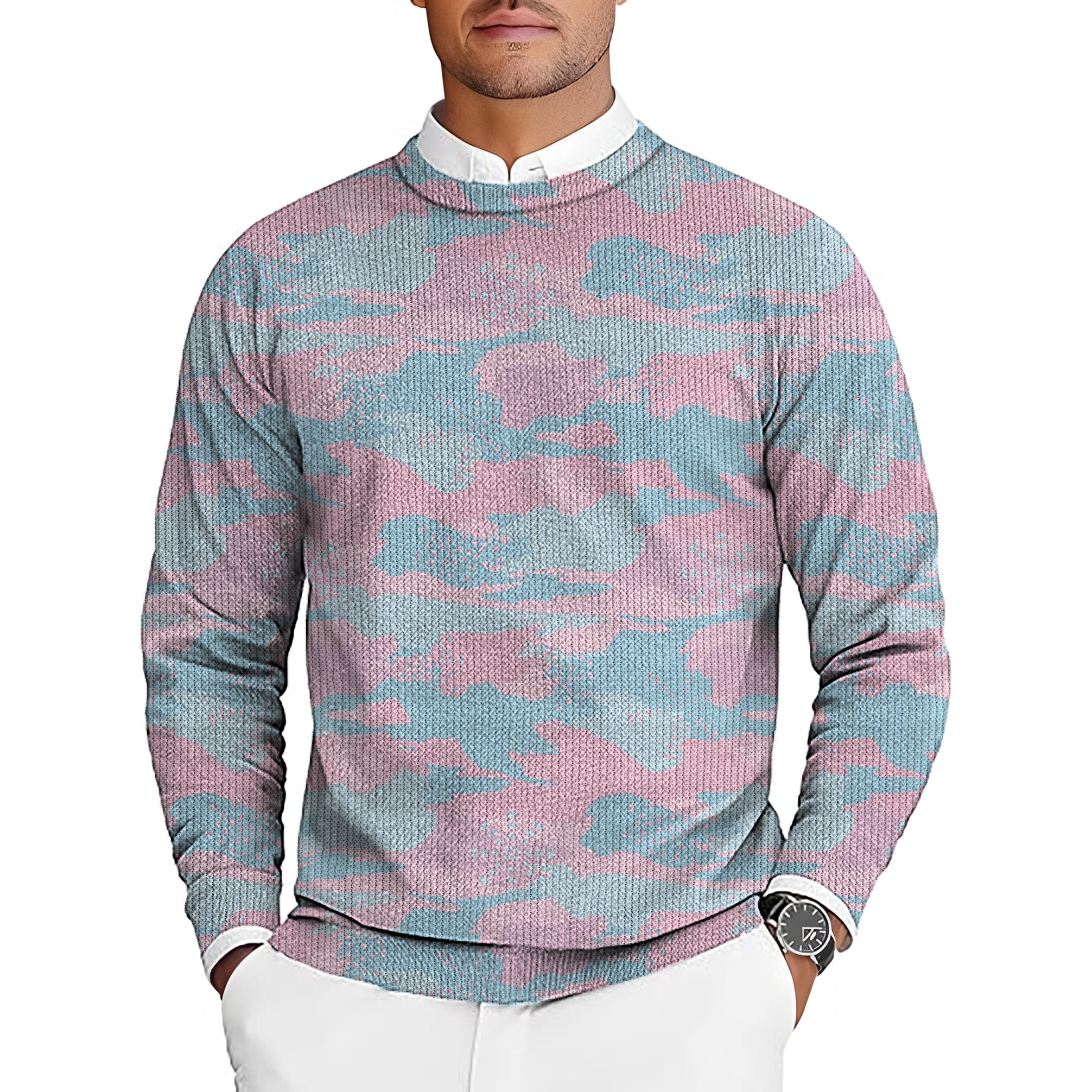URBAN INSPIRED Men's Golf Crewneck Pullover Sweaters Ugly Sweater