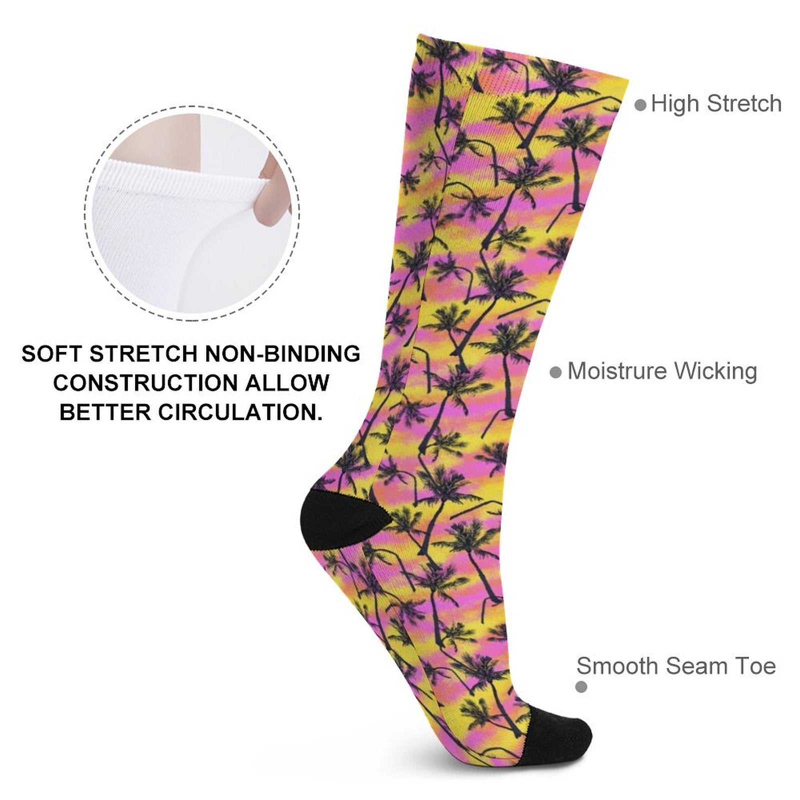 GRAPHIC PRINT Prined socks Gifts for Men Women