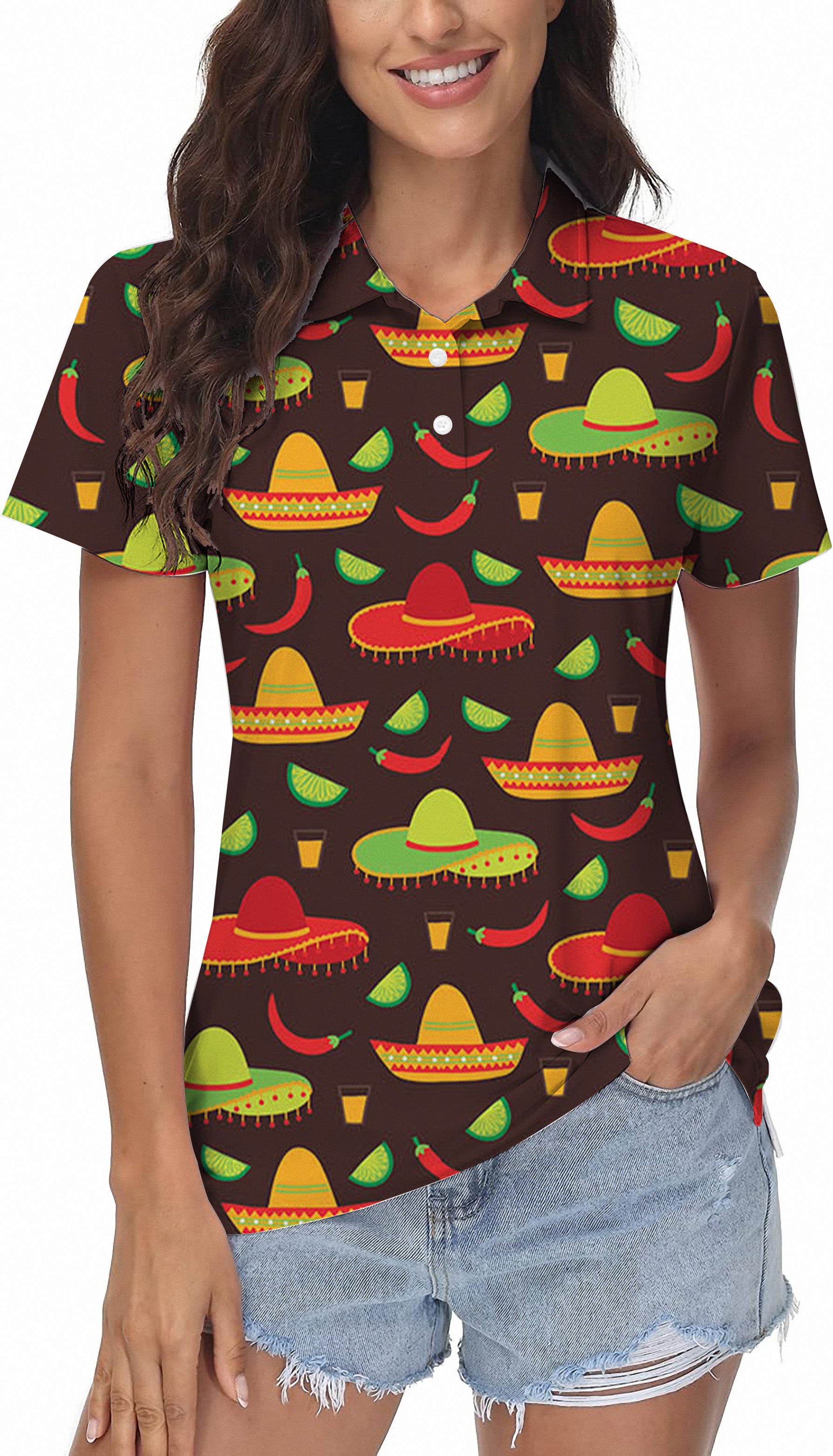 cowboy hat Women's Golf Polo
