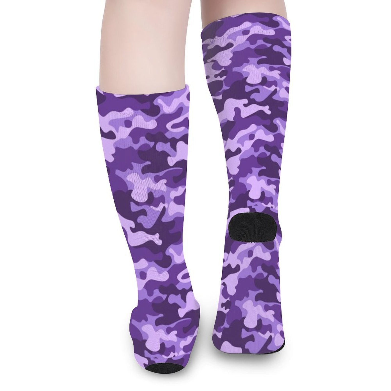Purple Camo Prined socks Gifts for Men Women