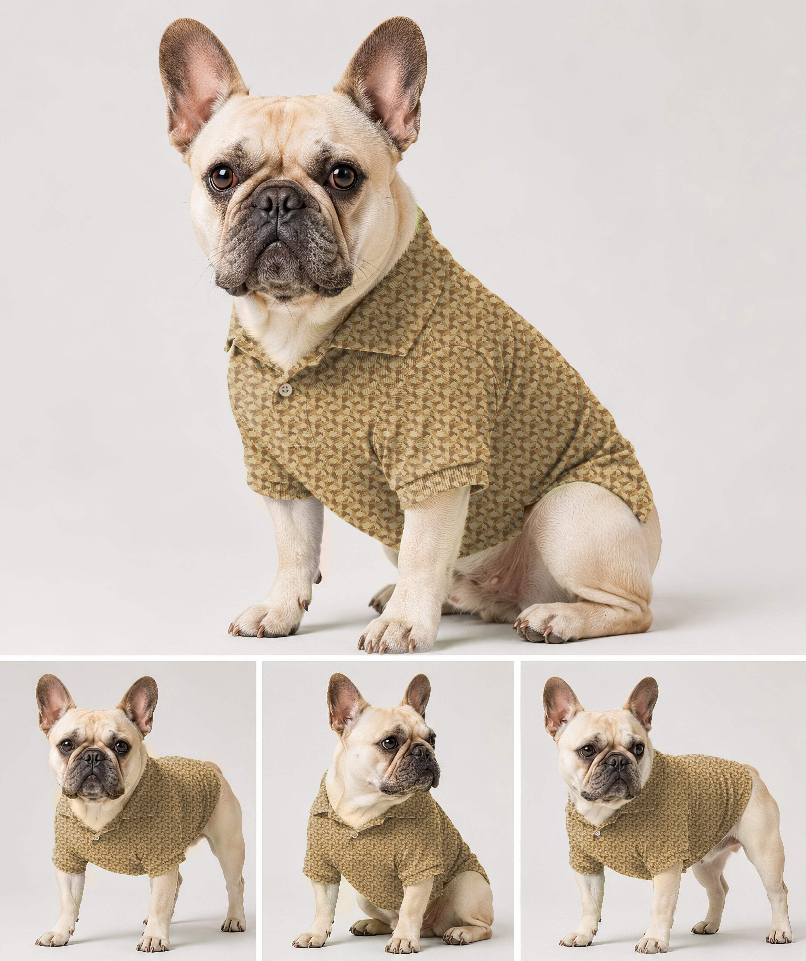 Middle Finger Funny -Dog's golf polo