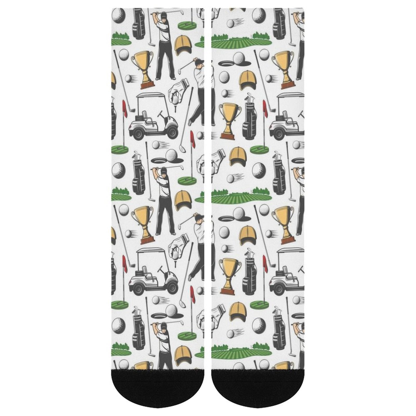 Golf equipment Prined socks Gifts for Men Women