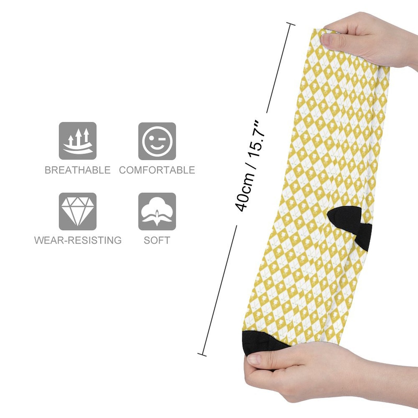 golf cup Prined socks Gifts for Men Women