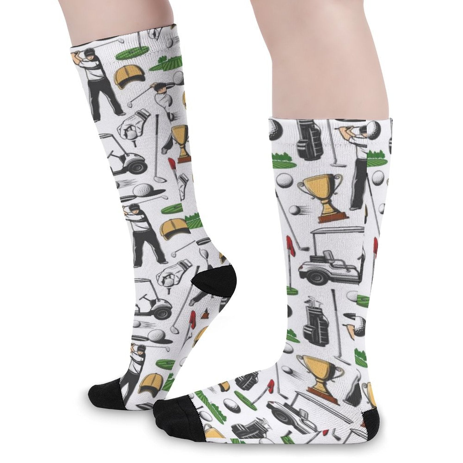 Golf equipment Prined socks Gifts for Men Women