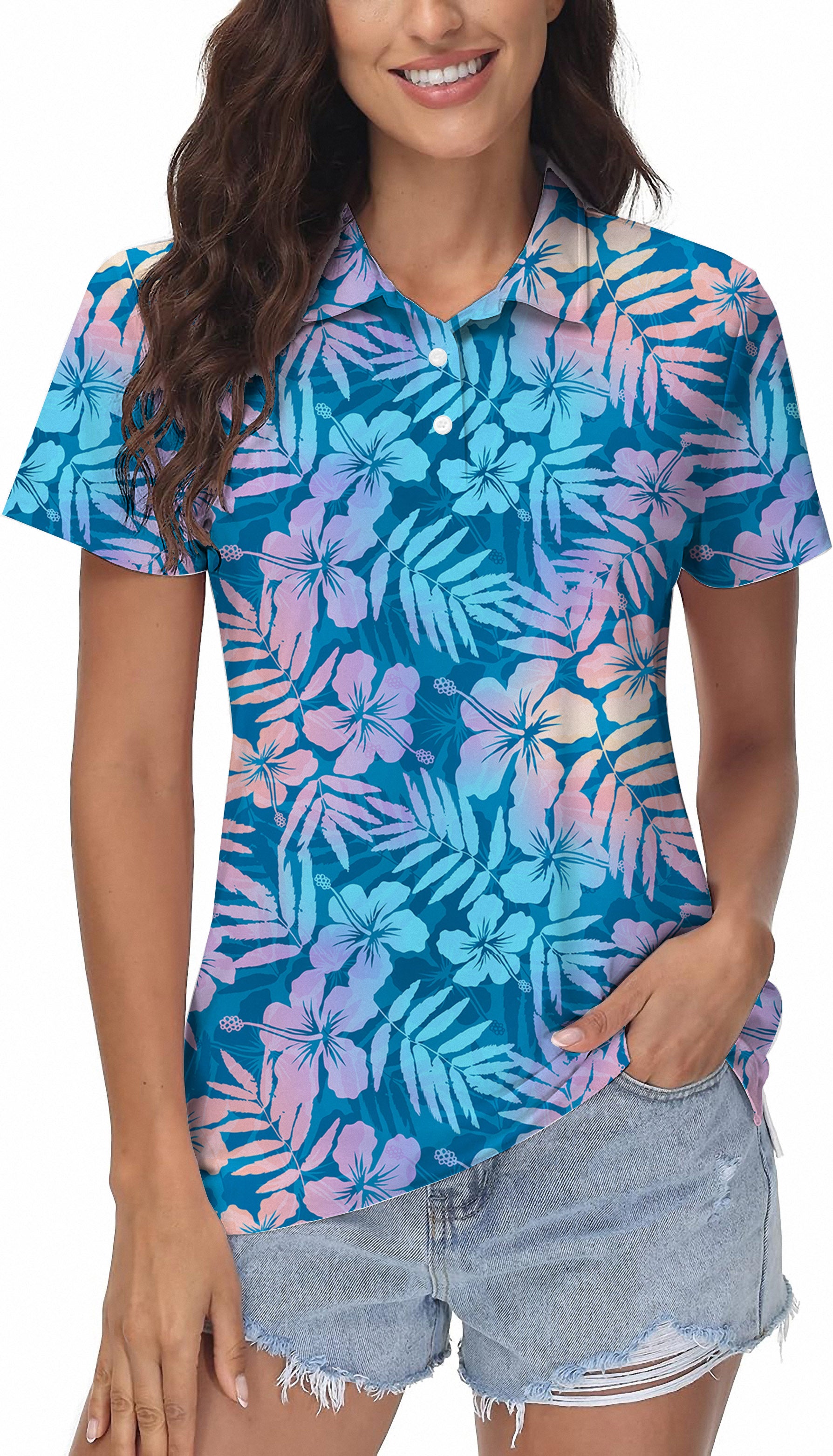 Ho onanea Vibe Women's Golf Polo
