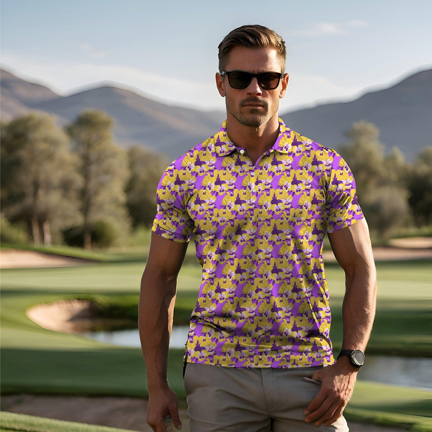 Men's Hawaiian Time golf polo