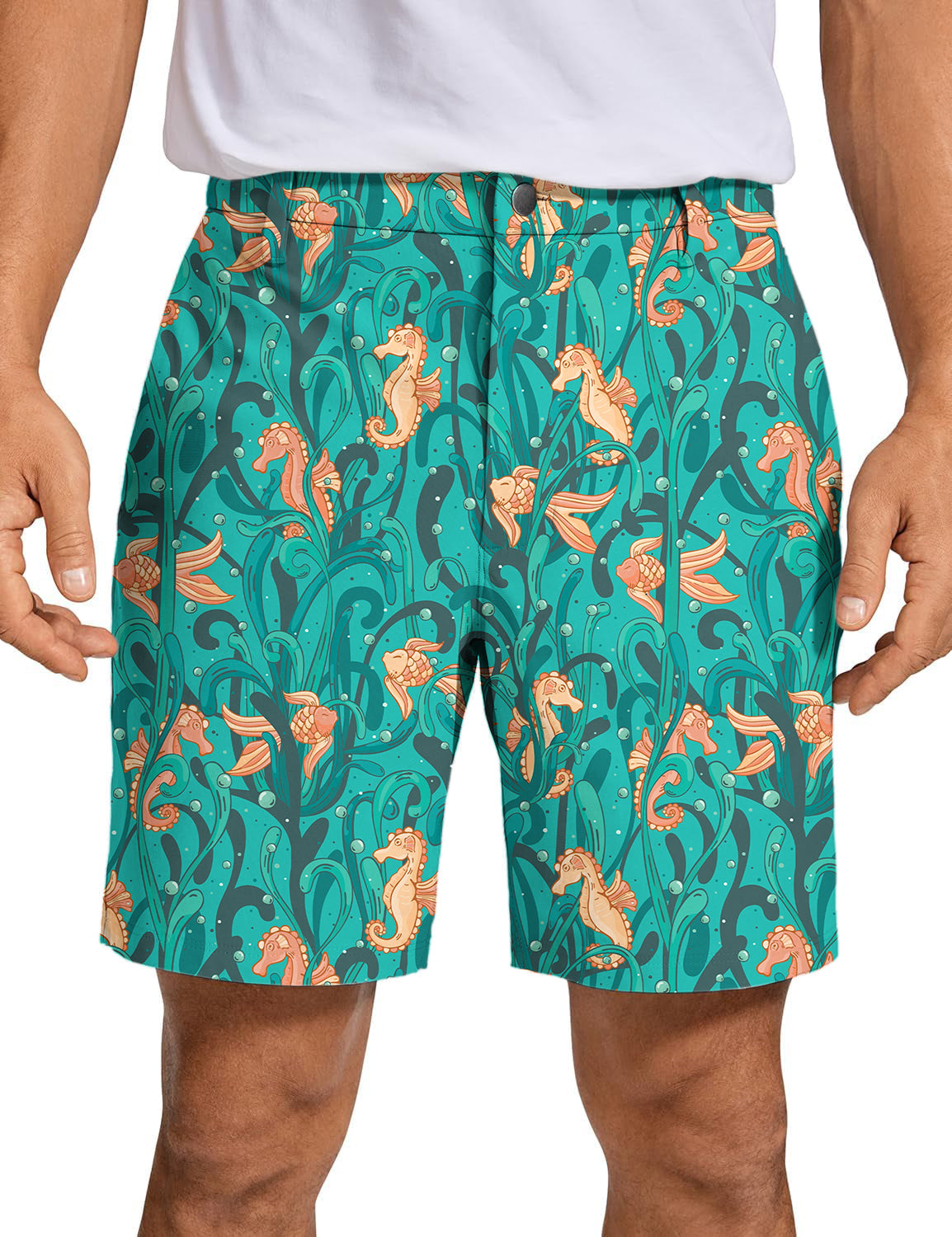 Men's Seahorse Season Golf Shorts