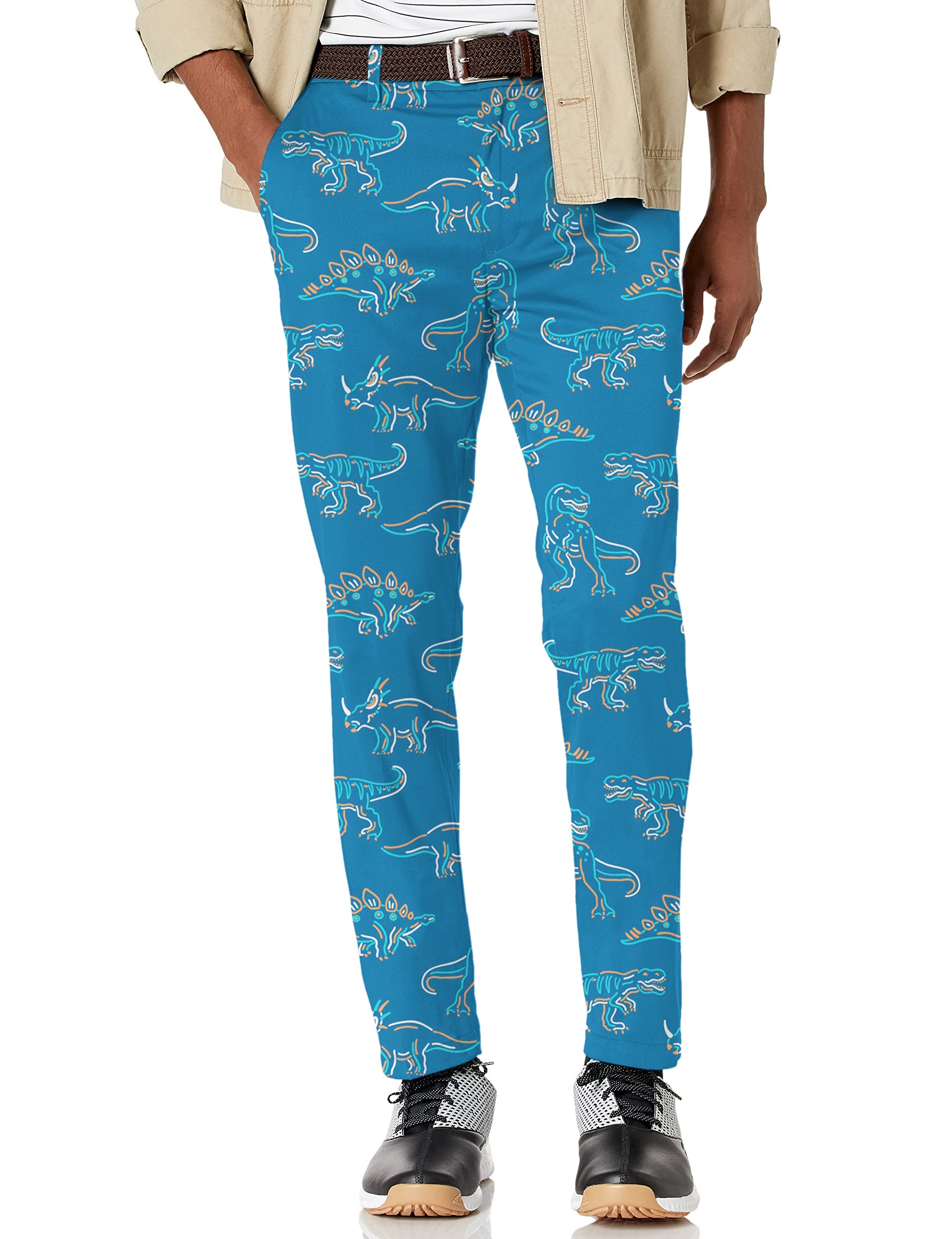 Men's dinosaur Stretch Golf Pants