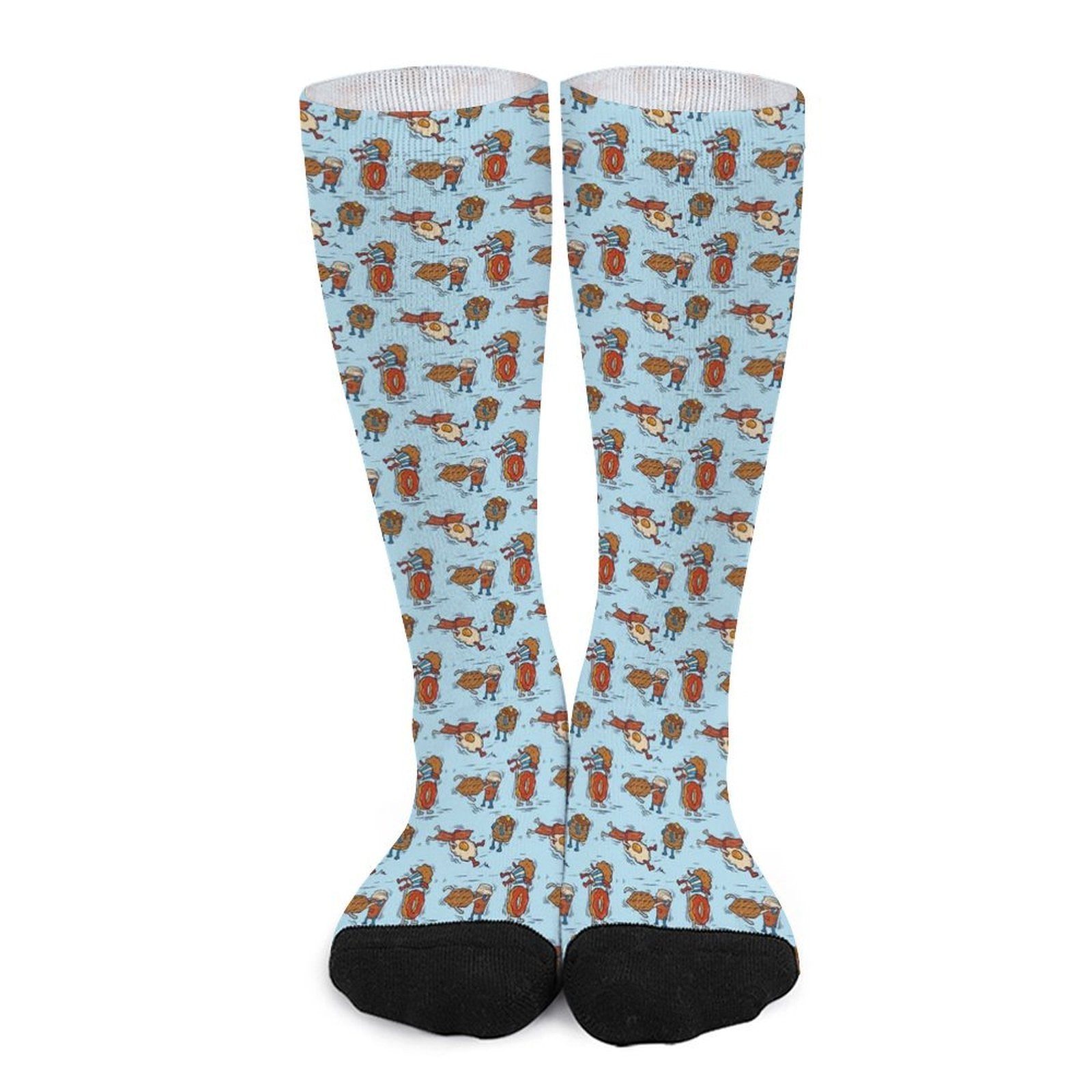 Breakfast Brawl Prined socks Gifts for Men Women