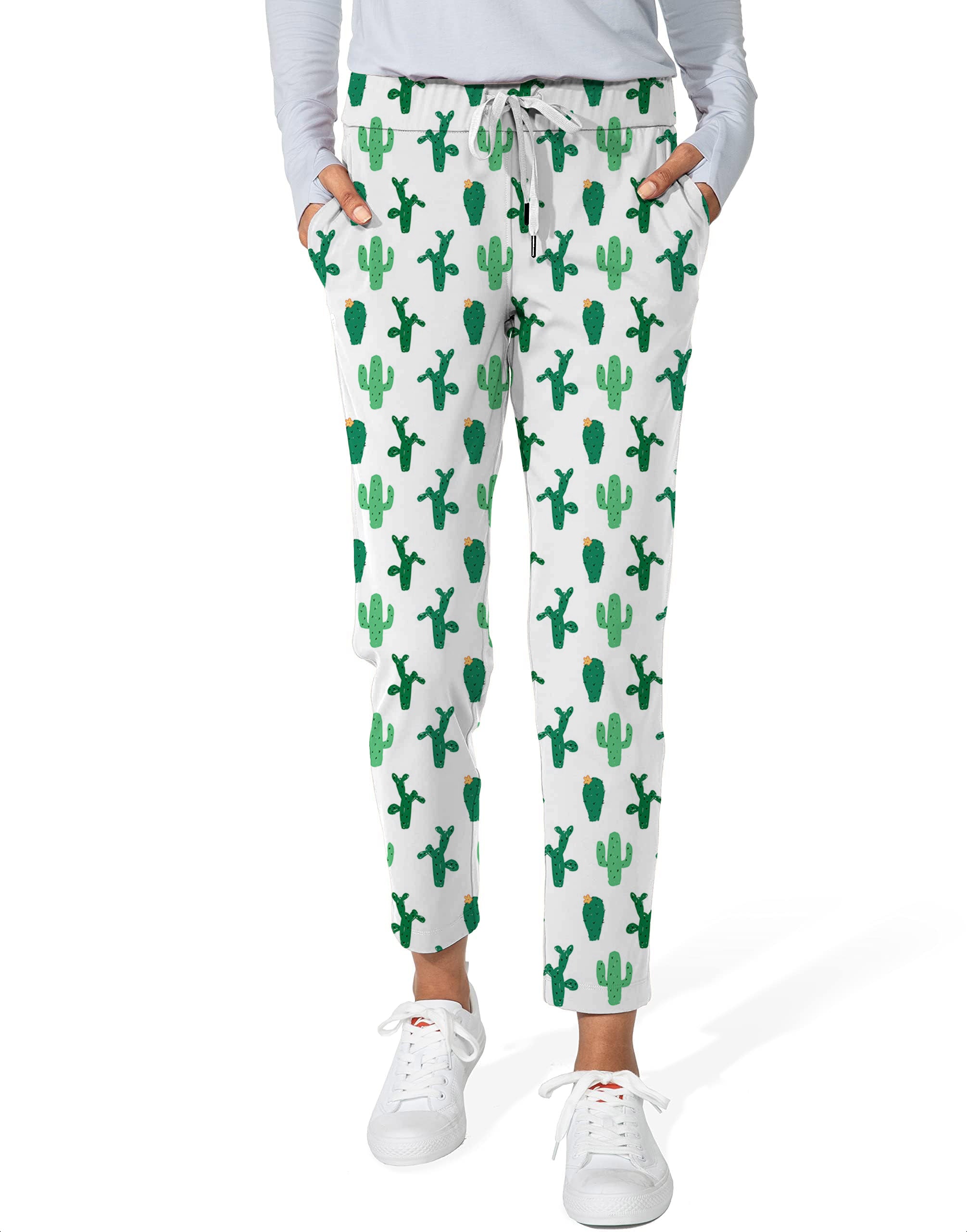 Strange Cactus-Women's 7/8 Stretch Ankle Golf Pants
