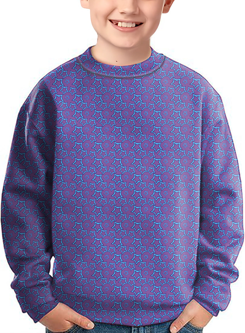 Blue Star Limited Edition Crewneck Pullover Kids Ugly Sweater