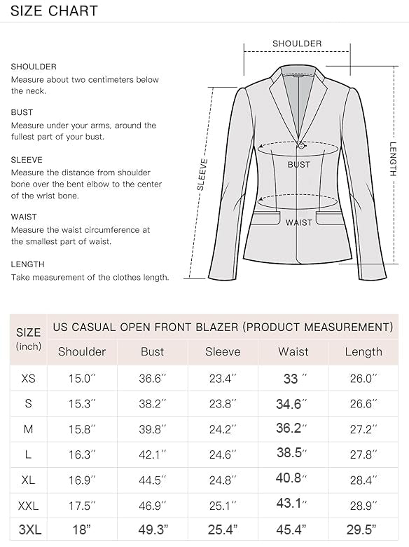 Coffee Beans Women's Blazer with lapel collar, single button, flap pockets, casual office wear, machine washable